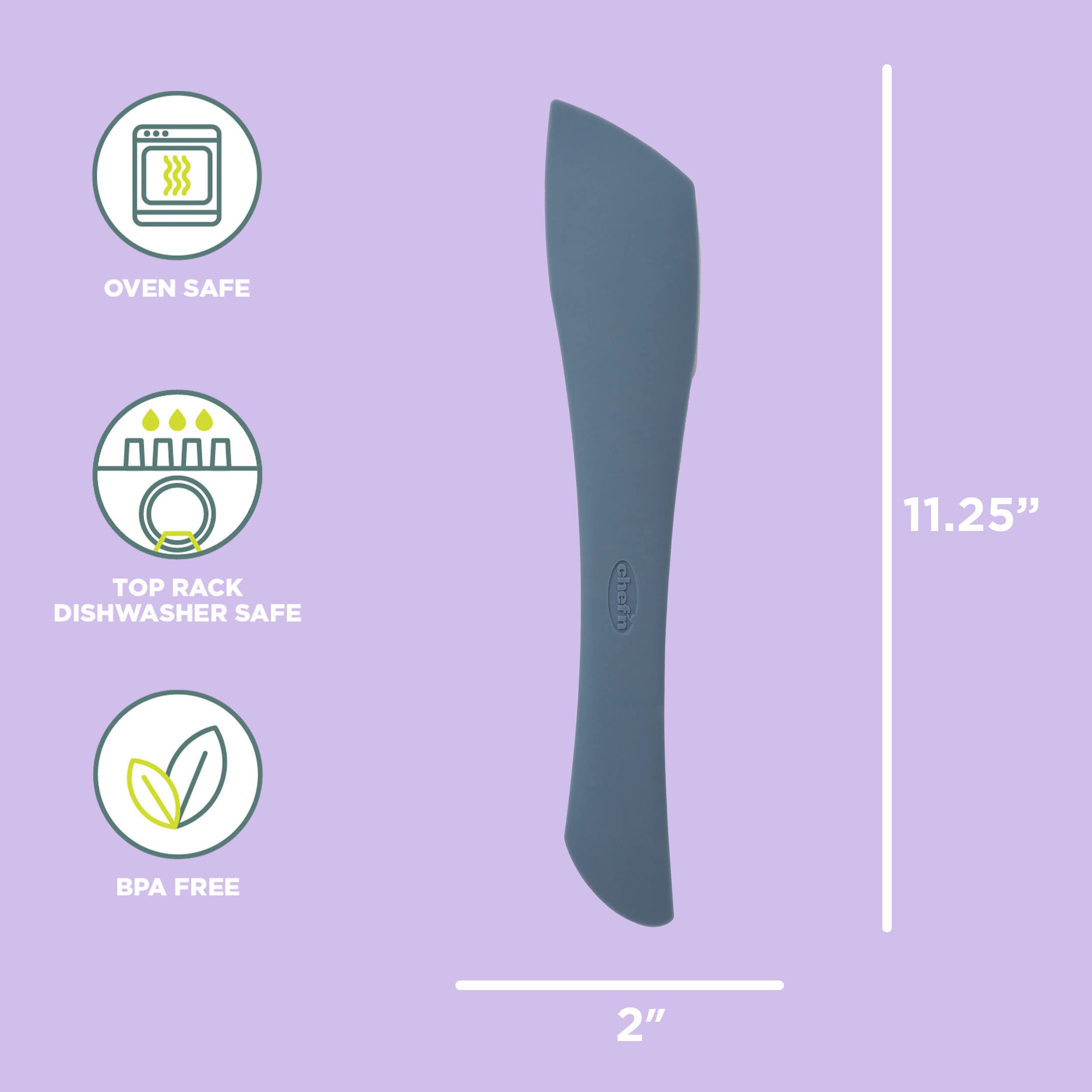 Chef'N 103-976-335 Switchit Double Sided Spatula, Small, Vintage Indigo