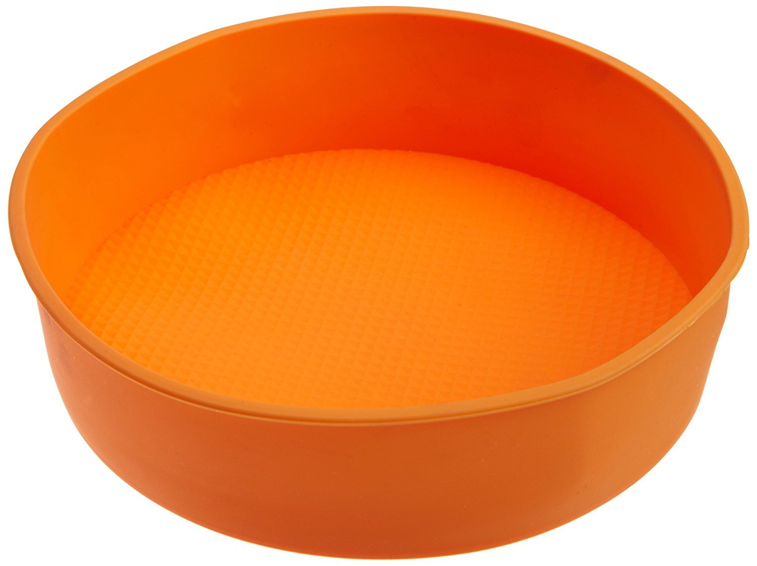 Pizety 10 Inch Round Silicone Cake Pan, Green And Orange, Baking Pan, Non-Stick, Commercial Quality, Resistant To High Temperatu