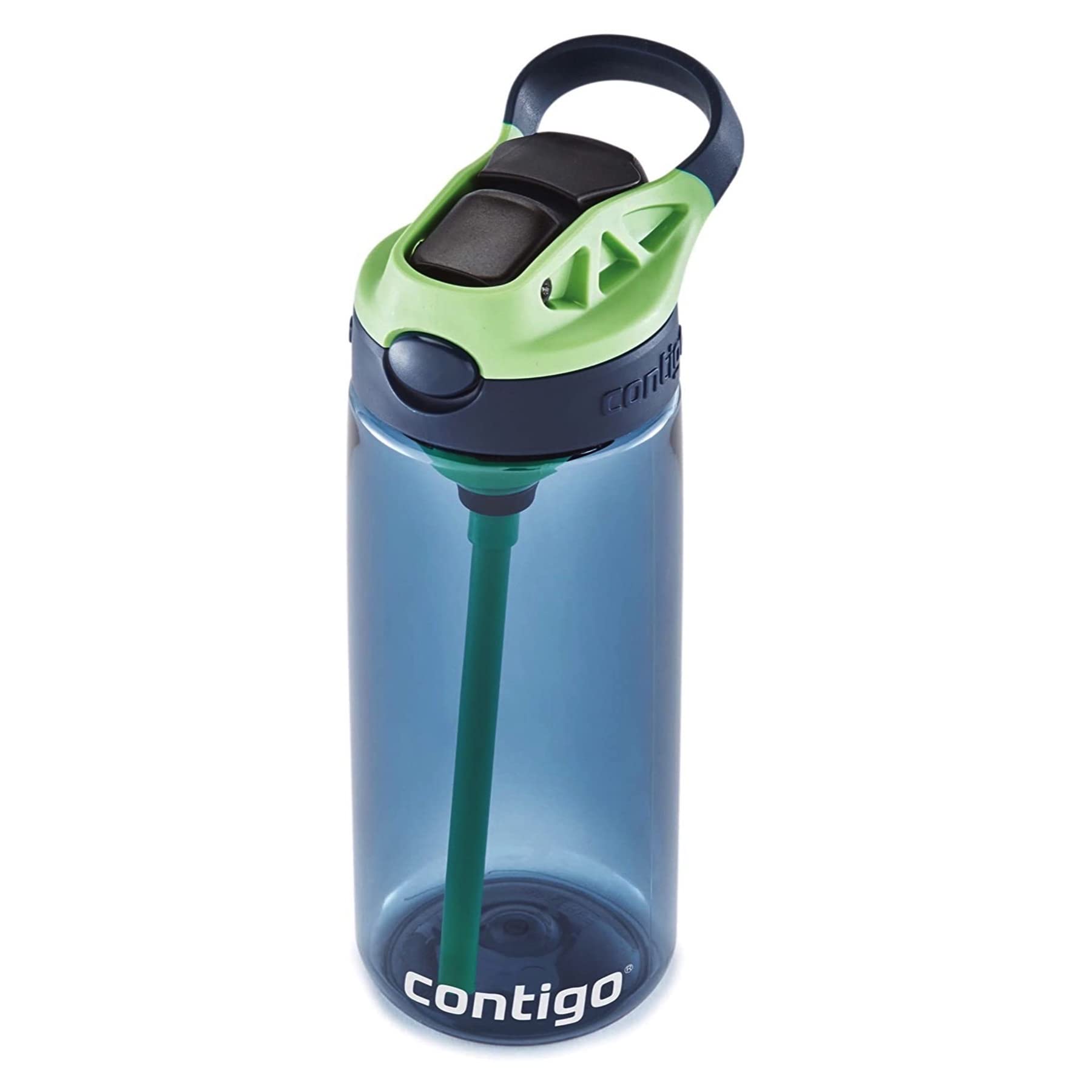 Contigo Kids Straw Water Bottle With Autospout Lid, 20Oz, Blueberry