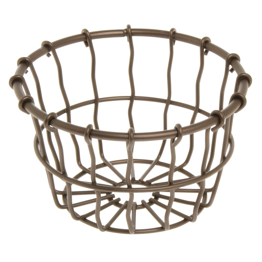 American Metalcraft Wbbs Basket, Wire, Bronze, Small