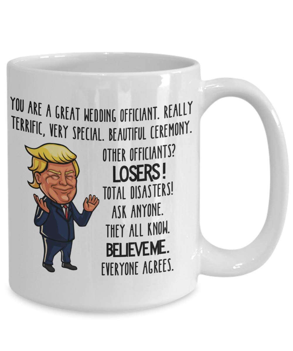 Trump Mug For Wedding Officiant Gift Ideas For Thank You Gag Gifts For Men And Women