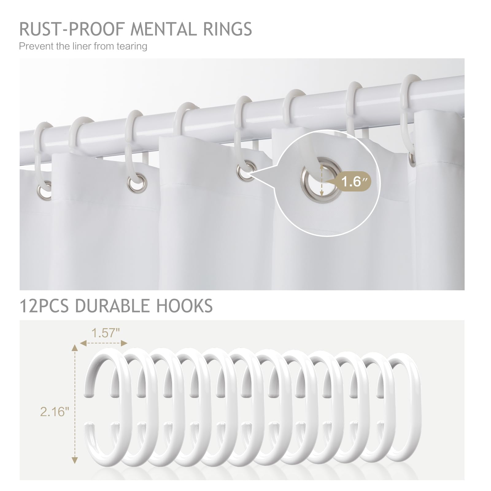 Vimorco Diving Cat Shower Curtain, Funny Cat Shower Curtains For Bathroom, Waterproof Quick-Dry Polyester Fabric Shower Curtain,