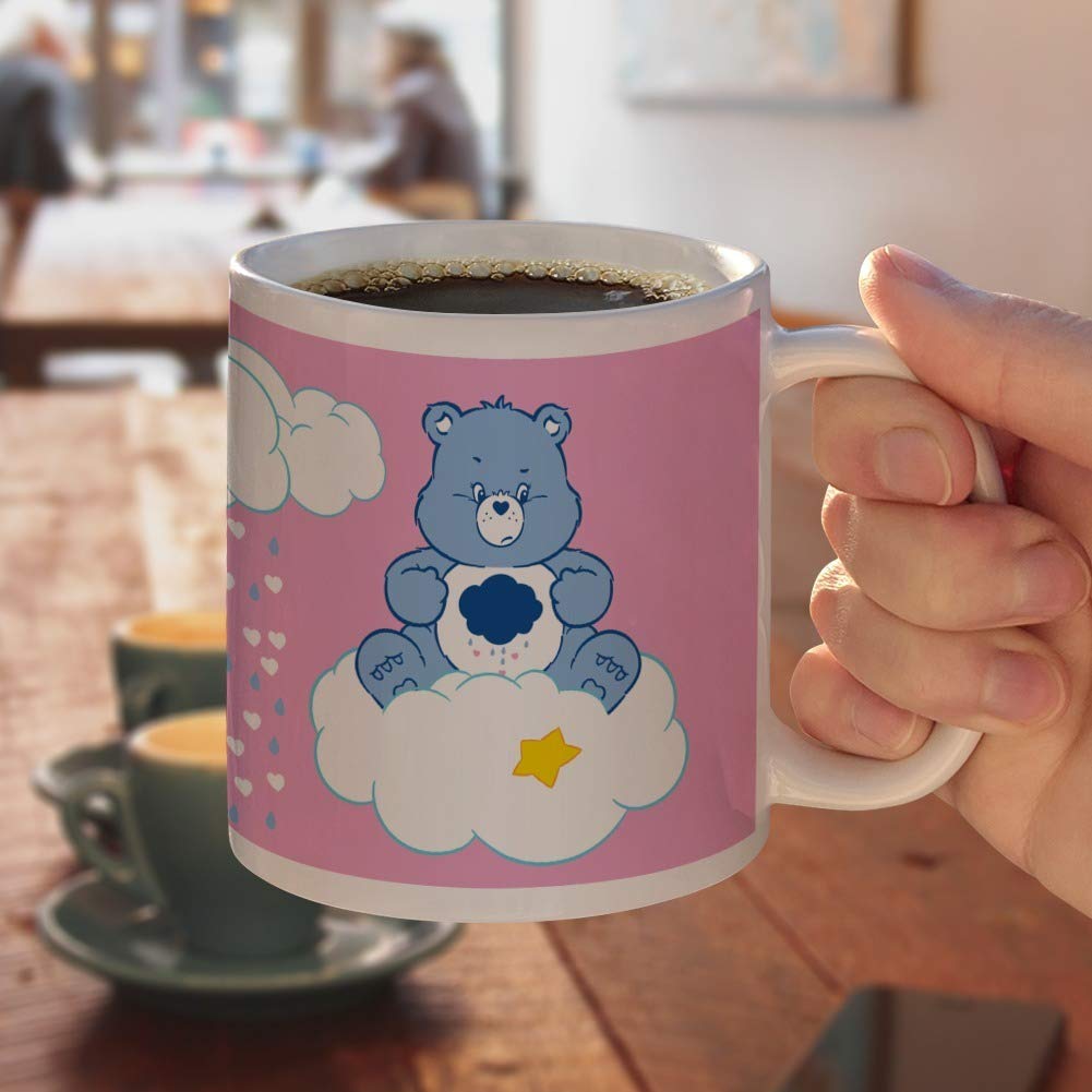 Graphics & More Care Bears Grumpy Bear Ceramic Coffee Mug, Novelty Gift Mugs For Coffee, Tea And Hot Drinks, 11Oz, White