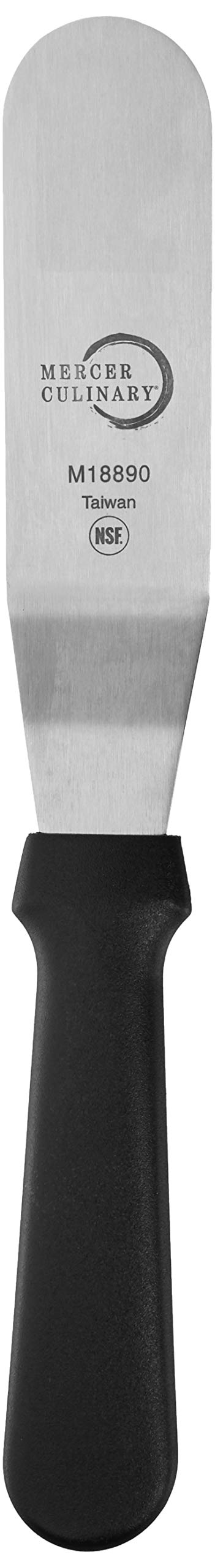 Mercer Culinary Offset Spatula, 6 Inch, Stainless Steel,Black