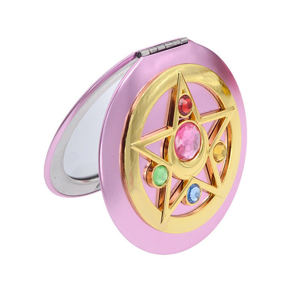 Fymsm Shopular Moonlight Memory Series Crystal Star Mirror Case Cosmetic Make Up Mirror Gift