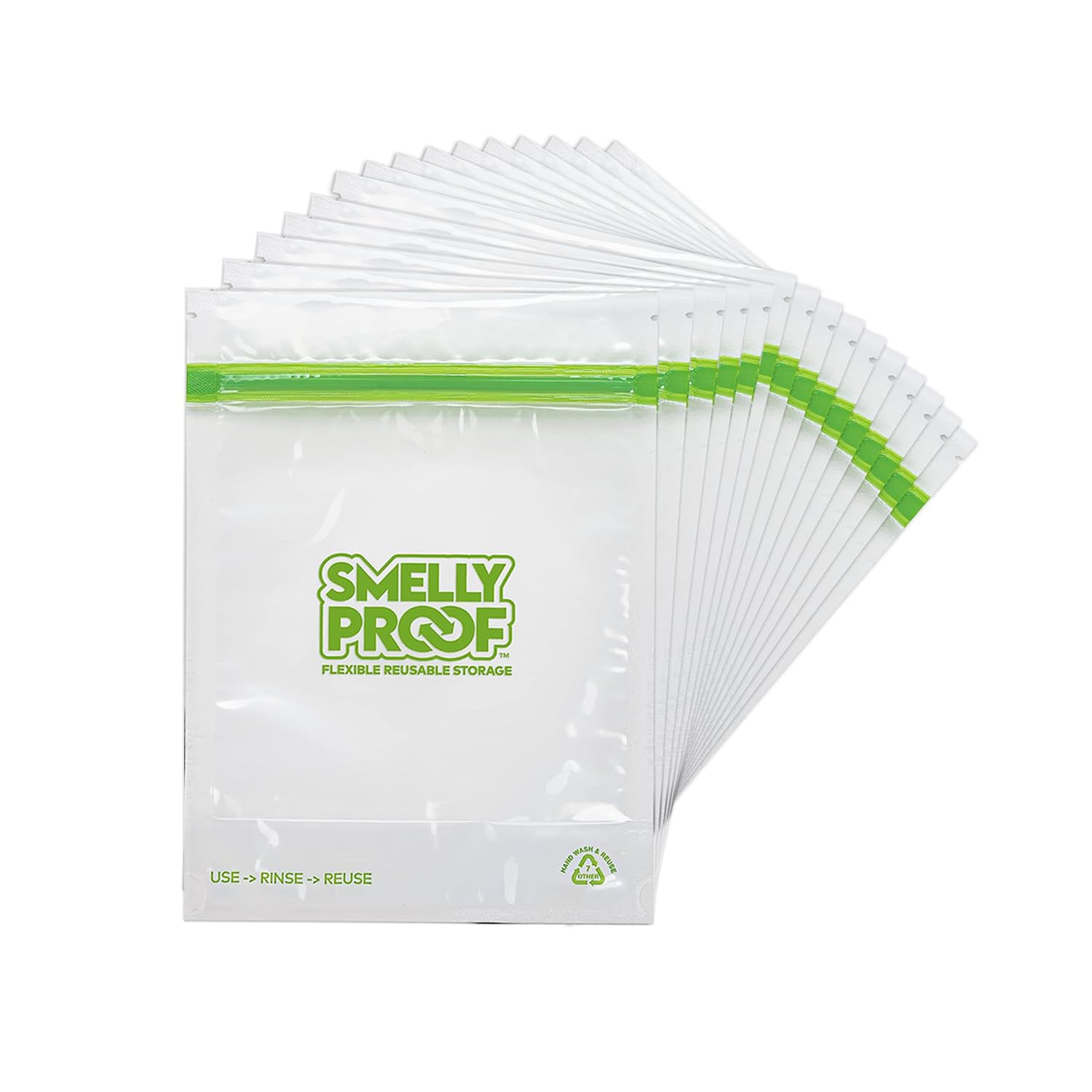 Smelly Proof 15 X Expandable Stand & Fill Reusable Storage Bags For Food Designed & Mfg In Us, Peva & Bpa Free, Reusable Sandwic