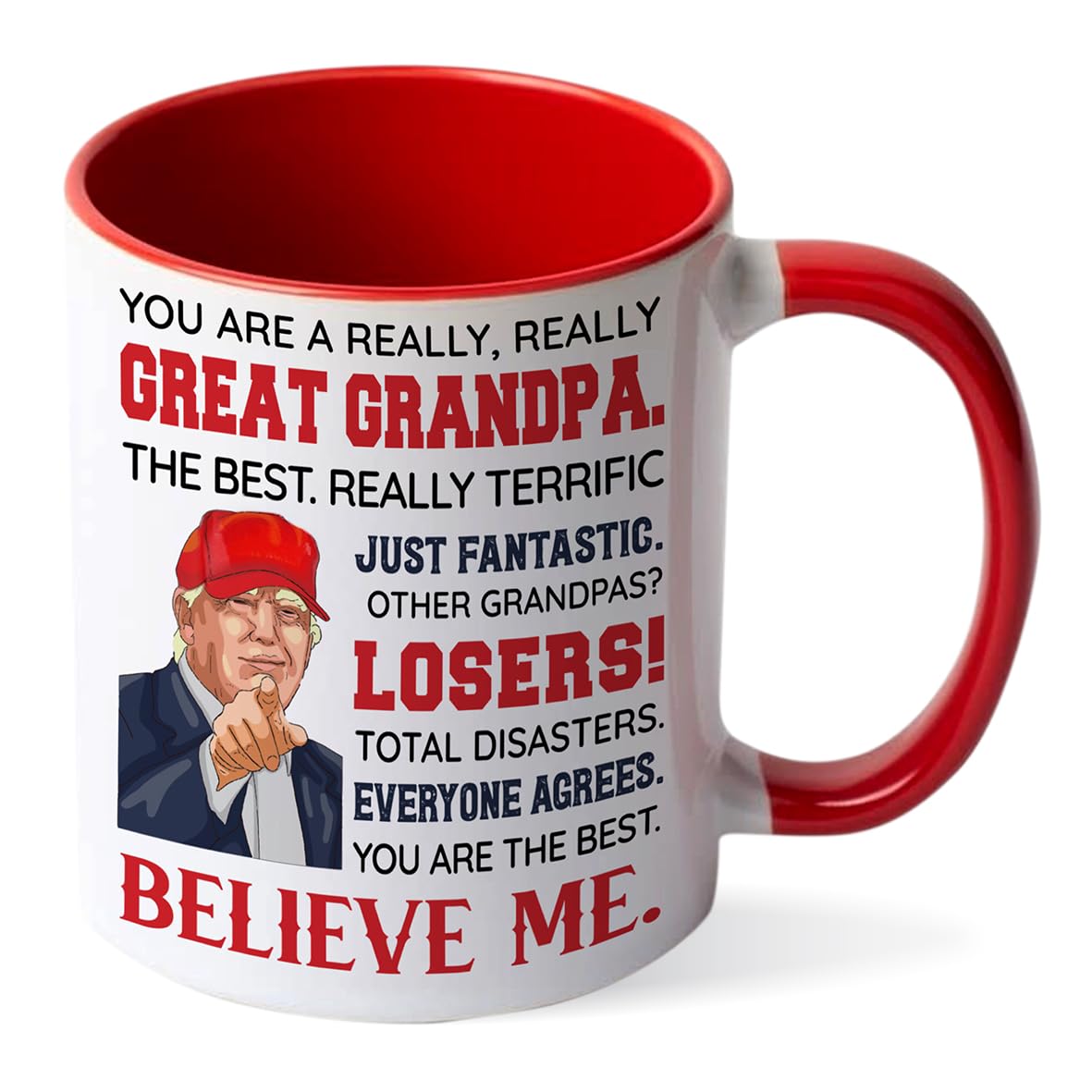 Viberty Grandpa Gifts  Gifts for Grandfather from Kids  Fathers Day, Birthday, Christmas Gift Idea  Grandpa Ceramic Mug 11Oz