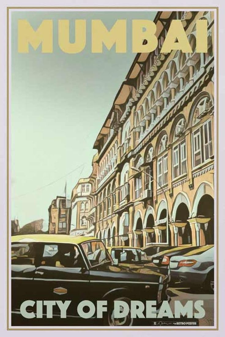 Corona card Technology Wall Art Of Mumbai Architecture City Cultural, Historical and Most Popular Place Posters Set 6 (A4 Size)