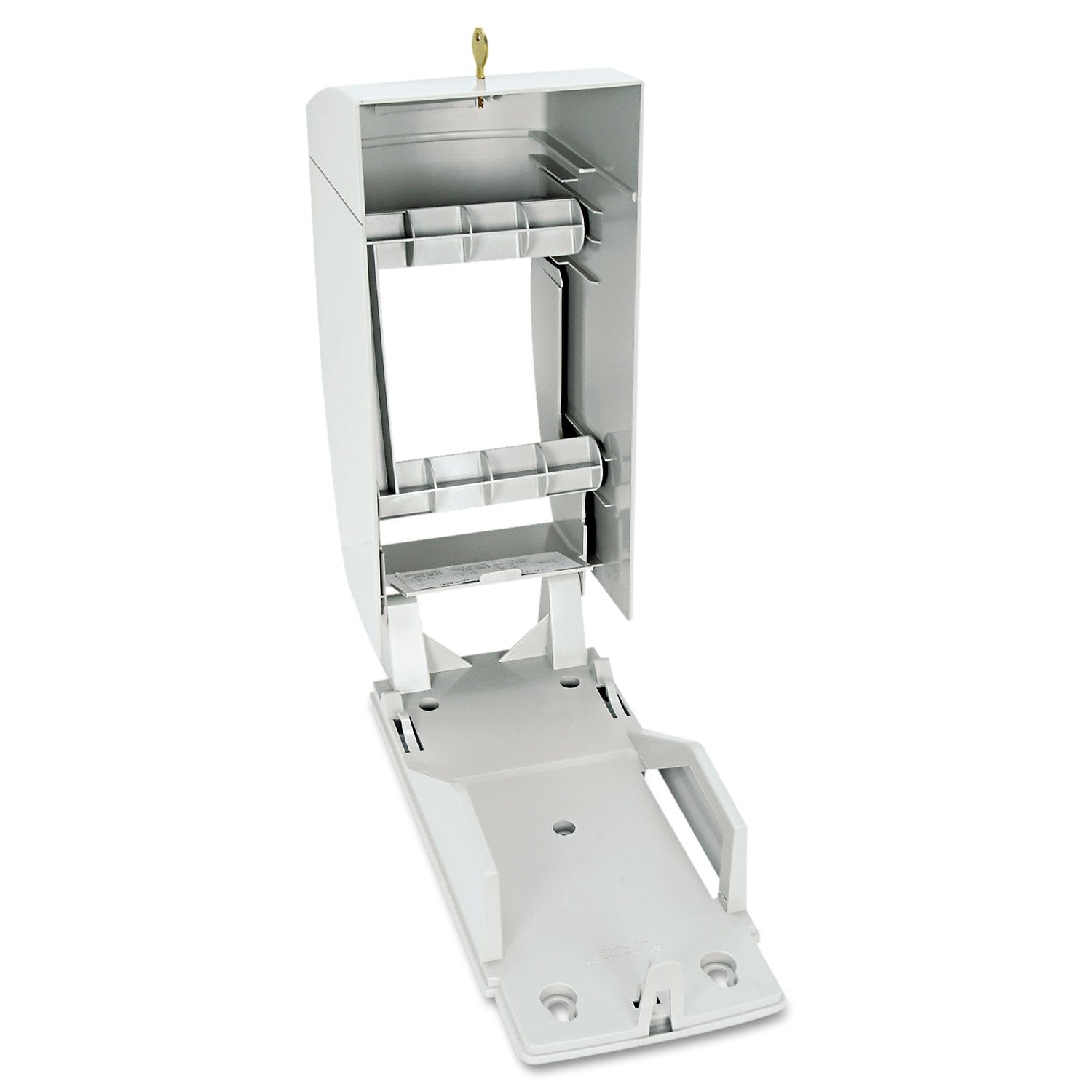 Bobrick 5288 Matrix Series Two-Roll Tissue Dispenser, 6 1/4W X 6 7/8D X 13 1/2H, Gray