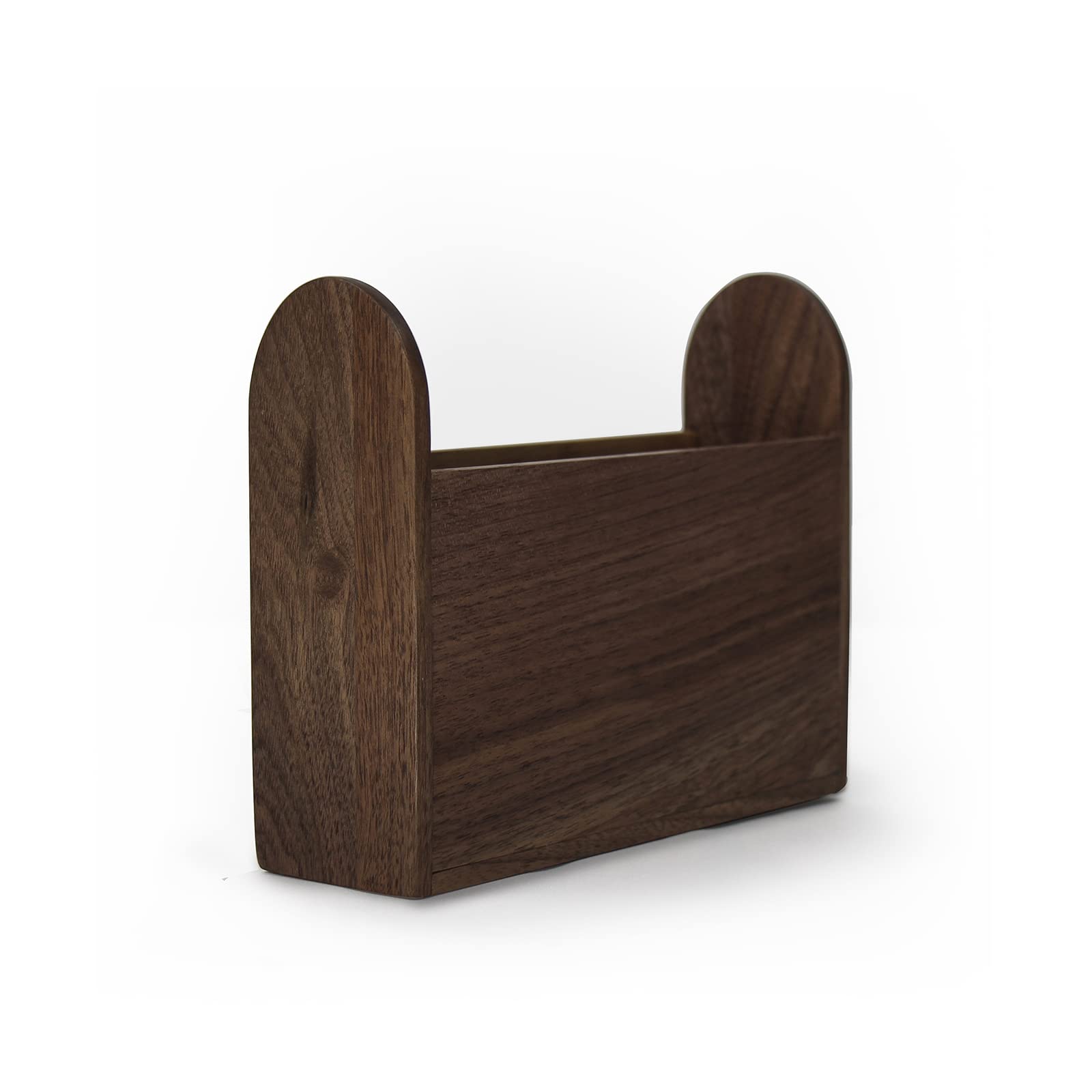 Consdan Napkin Holder, Wooden Napkin Holder, Suitable For Kitchen, Restaurant, Bar, Office, Parties, Home D  Cor (Solid Walnut)
