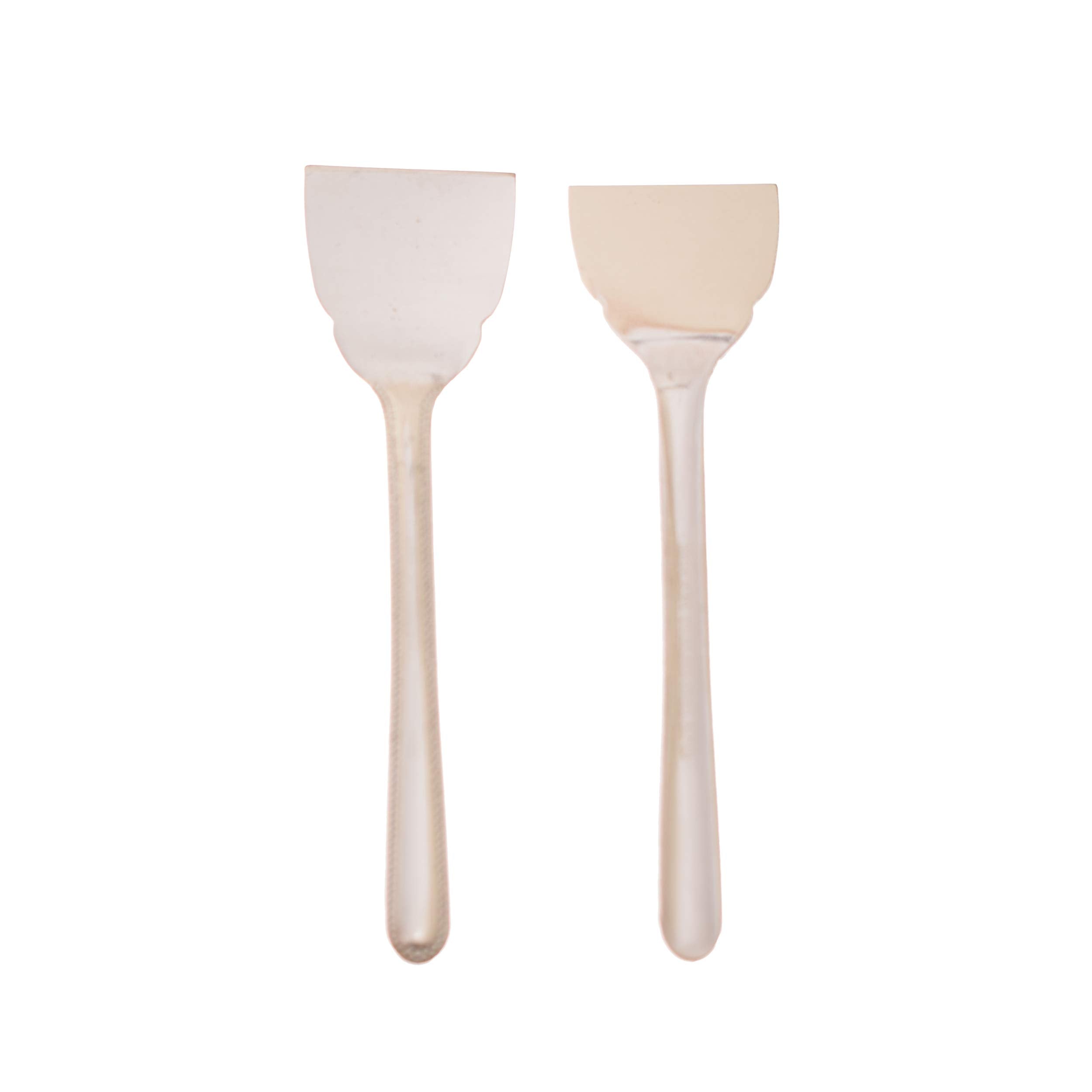 Monjya Yaki Spatula 2 Pcs,Monjya Yaki Hera,Okonomi Japanese-Style Pizza,4.5Inch(11.5Cm)