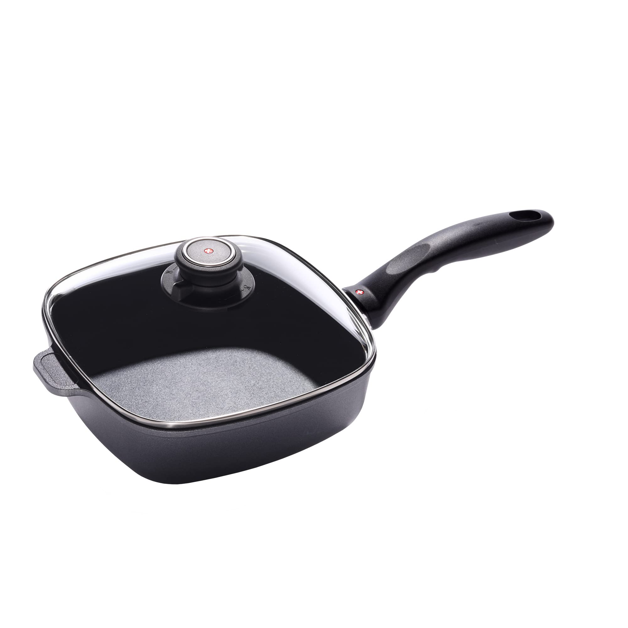 Swiss Diamond HD Classic Nonstick Induction Square Saut   Pan w/Lid - 2.1 Qt (8 x 8)