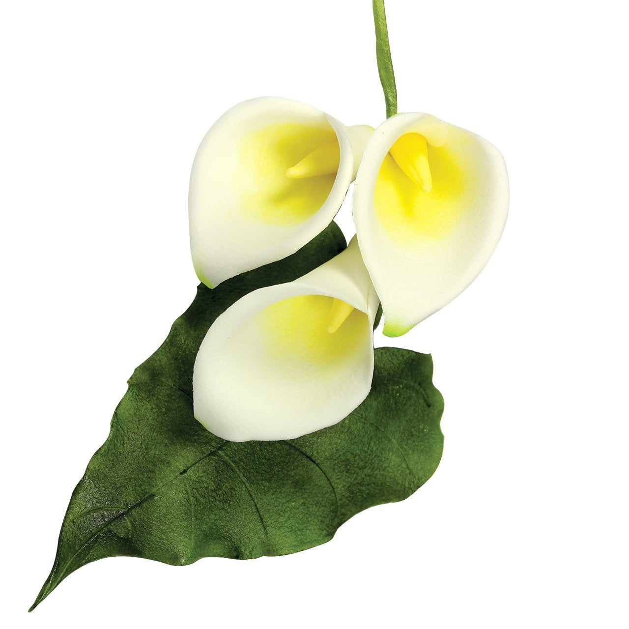 Jem Life Size Arum Lily & Leaf Fondant Cutters, For Cake Decorating, Set Of 2