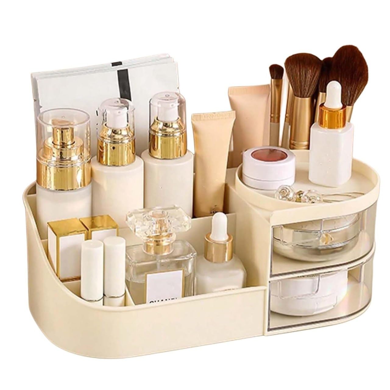 Sunbeet Makeup Organizer,Makeup Organizer | Makeup Box For Storage | Make Up, Cosmetic, Skincare Organiser For Women | Elegant M