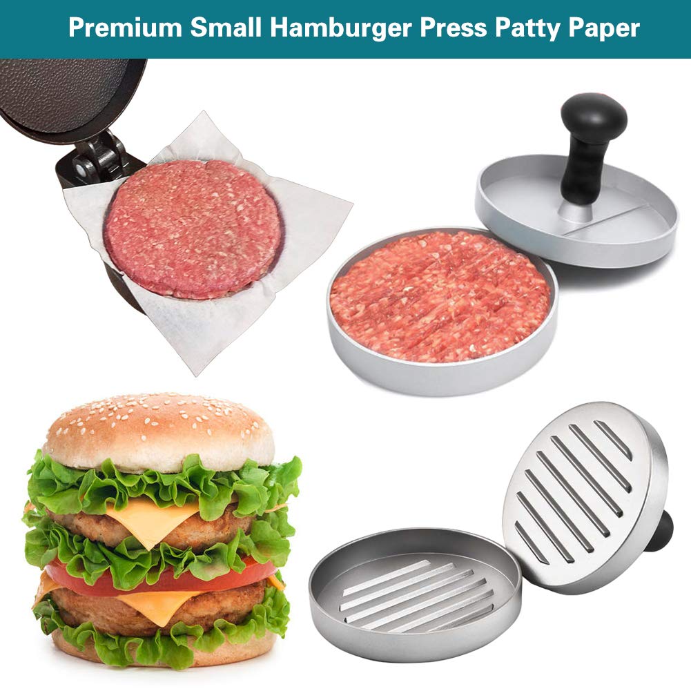 Parchment Paper Squares, 4X4 Inch, Set Of 300, Small Hamburger Patty Paper/Nonstick Precut Square Baking Parchment For Separatin