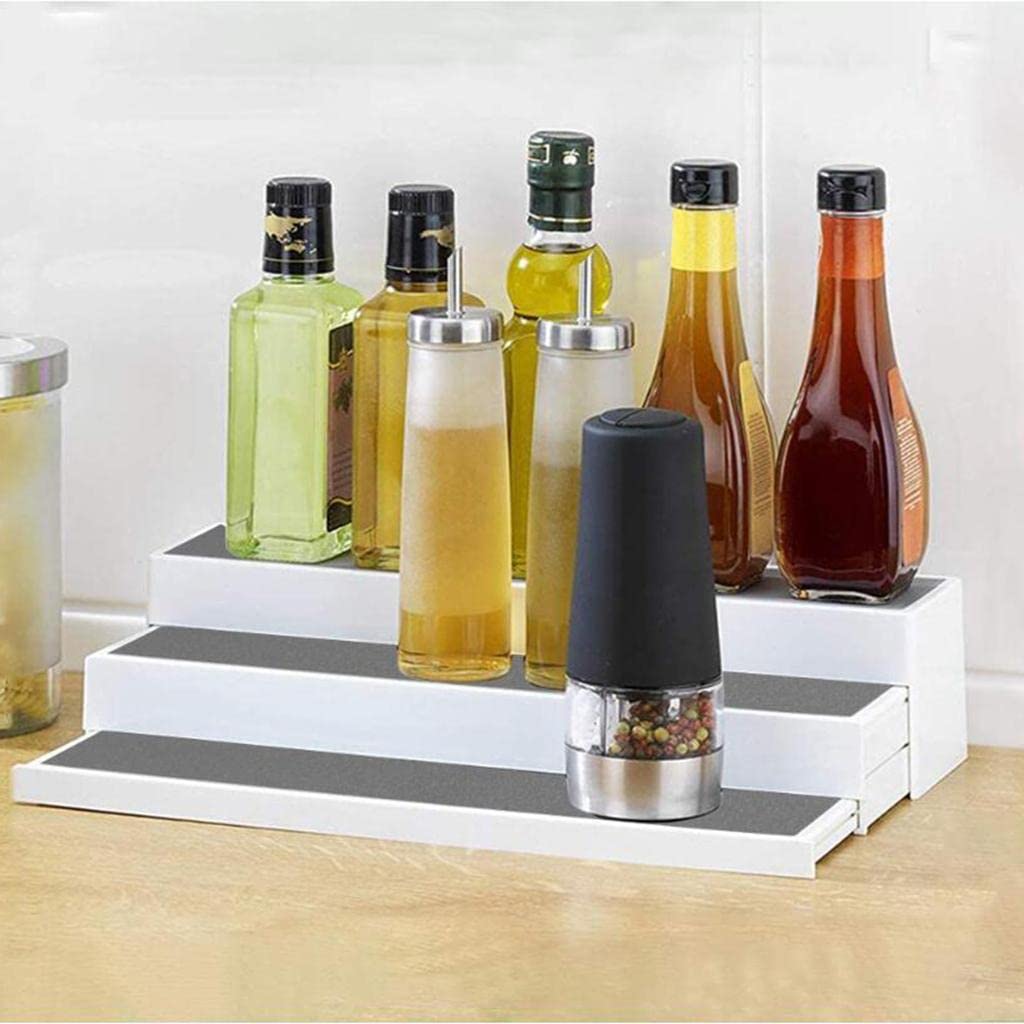 Enakshi 3Tier Gray Spice Storage Display Shelf NonSkid Rack Organizer Spice Rack|Home & Garden |Kitchen, Dining & Bar |Kitchen