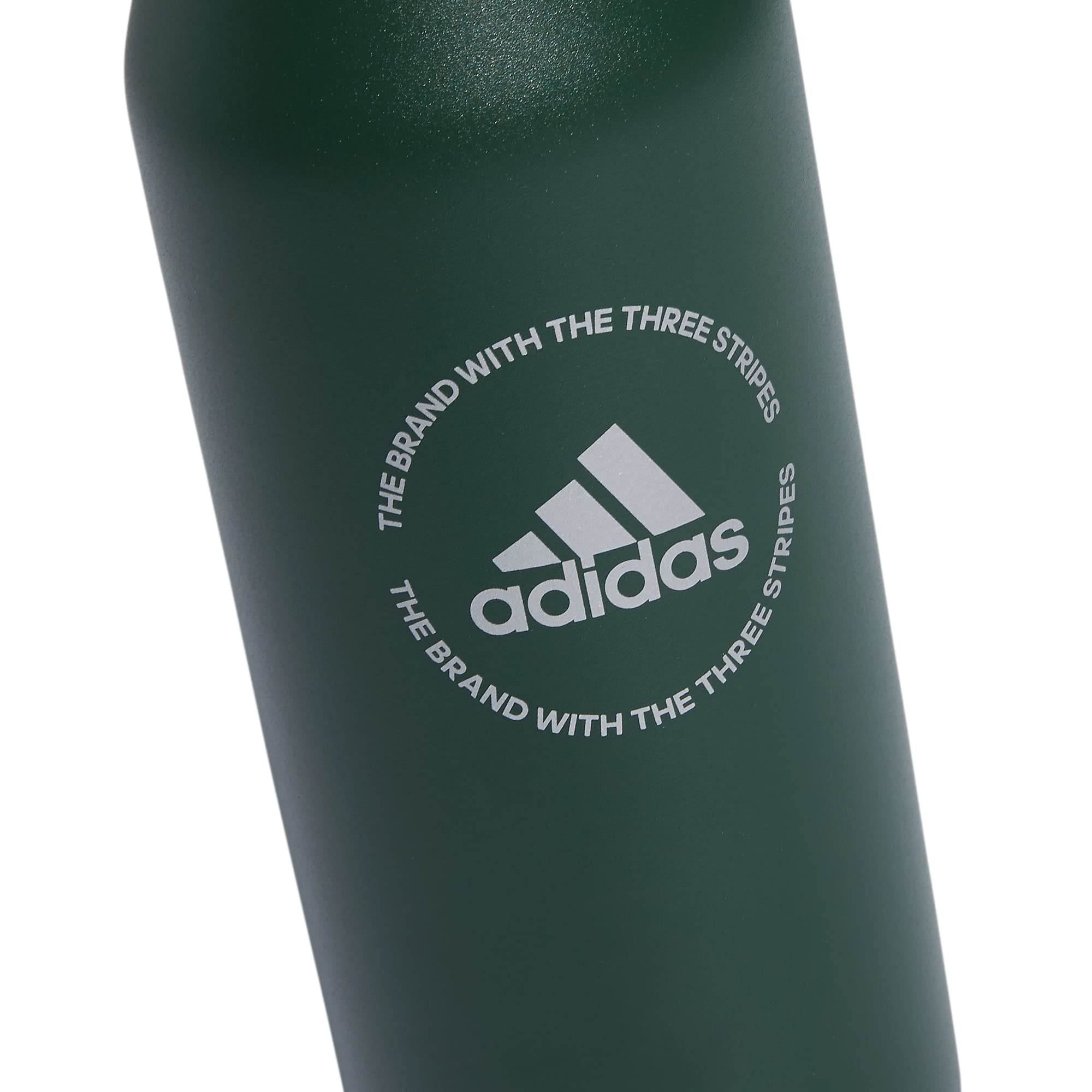 Adidas Unisex 1 Liter (32 Oz) Metal Water Bottle, Green Oxide/Onix Grey/Silver Metallic, One Size