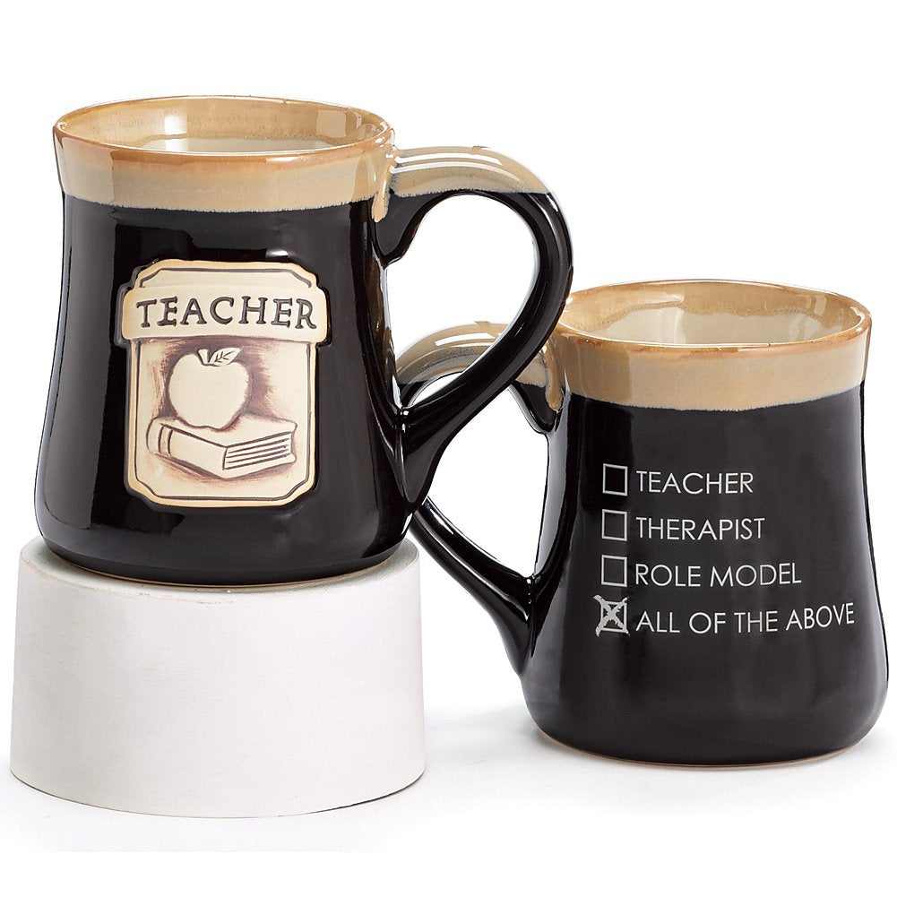 Teacher, Therapist, Role Model Porcelain Coffee Mug
