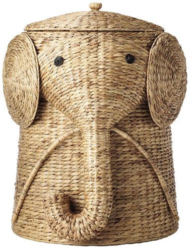 Home Decorators Collection Animal Bathroom Hamper, 20 Hx16 Wx17 D, Natural