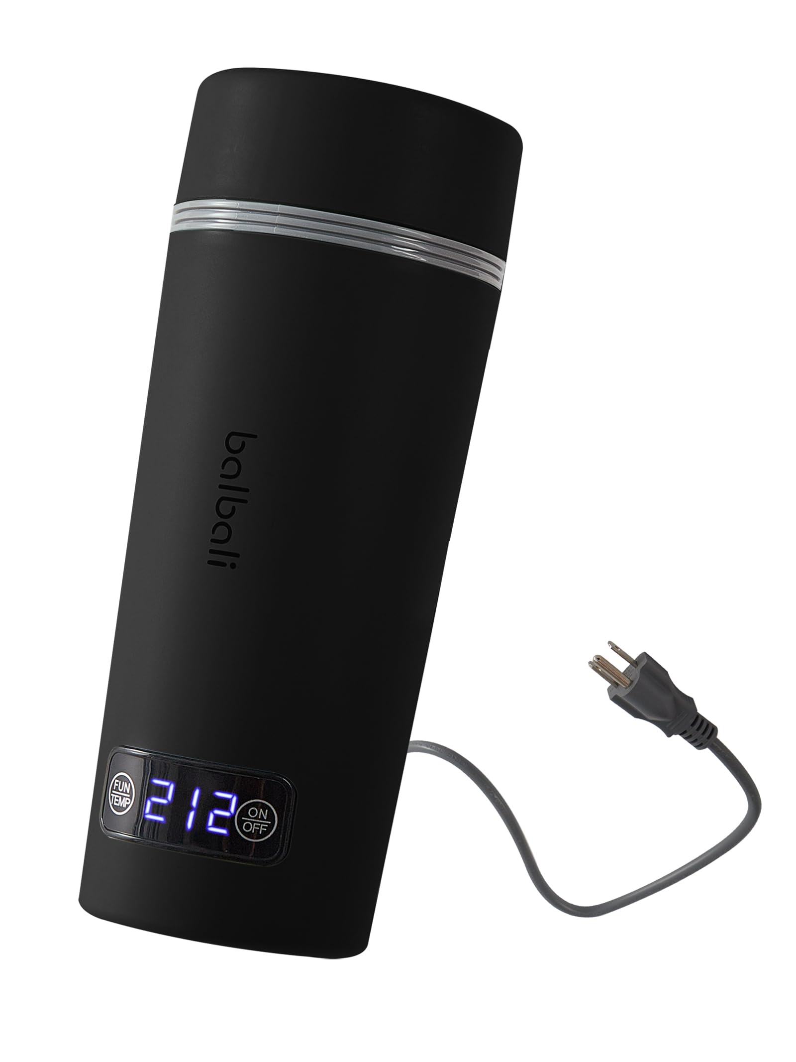 Balbali Dual Voltage Travel Kettle 100-250V - 12Oz Portable Water Boiler/Warmer/Heater For Boiling Water - 4 Preset Temperature