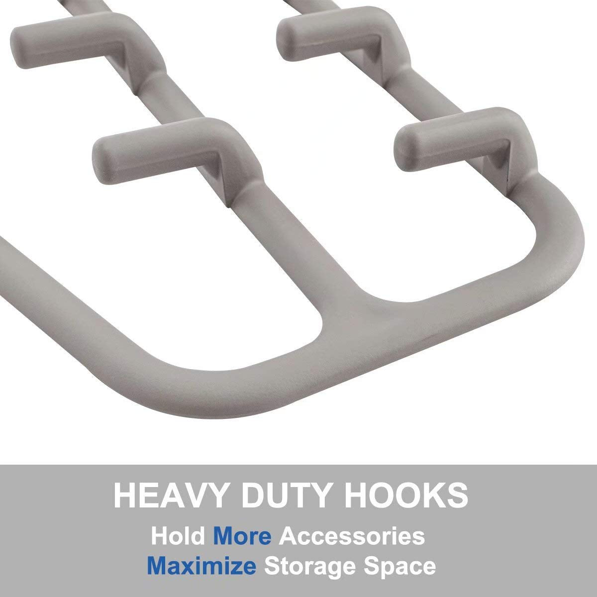 Fairyhaus Belt Hanger Organizer 2 Pack, Non Slip Tie Rack Holder, Durable Hanging Closet Accessory Hooks For Belts, Ties, Jewelr