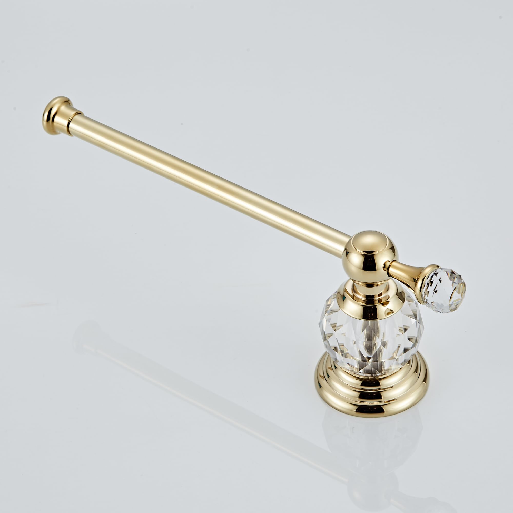 Chrome Toilet Roll Paper Holder,Silver Crystal Bathroom Tissue Holder