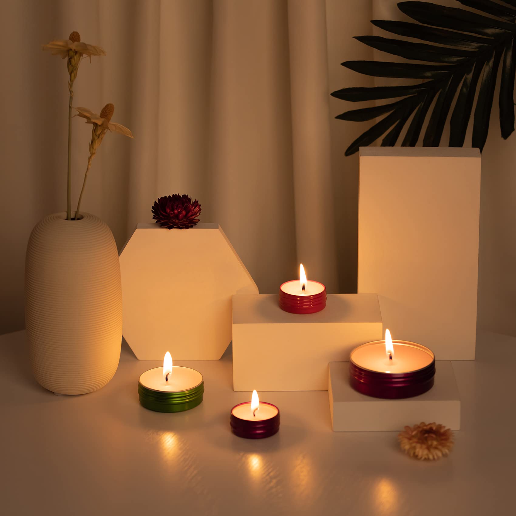 0.5 Oz Screw Top Aluminum Tin Jar With Screw Lid And Blank Labels (Purple - Pack Of 32)