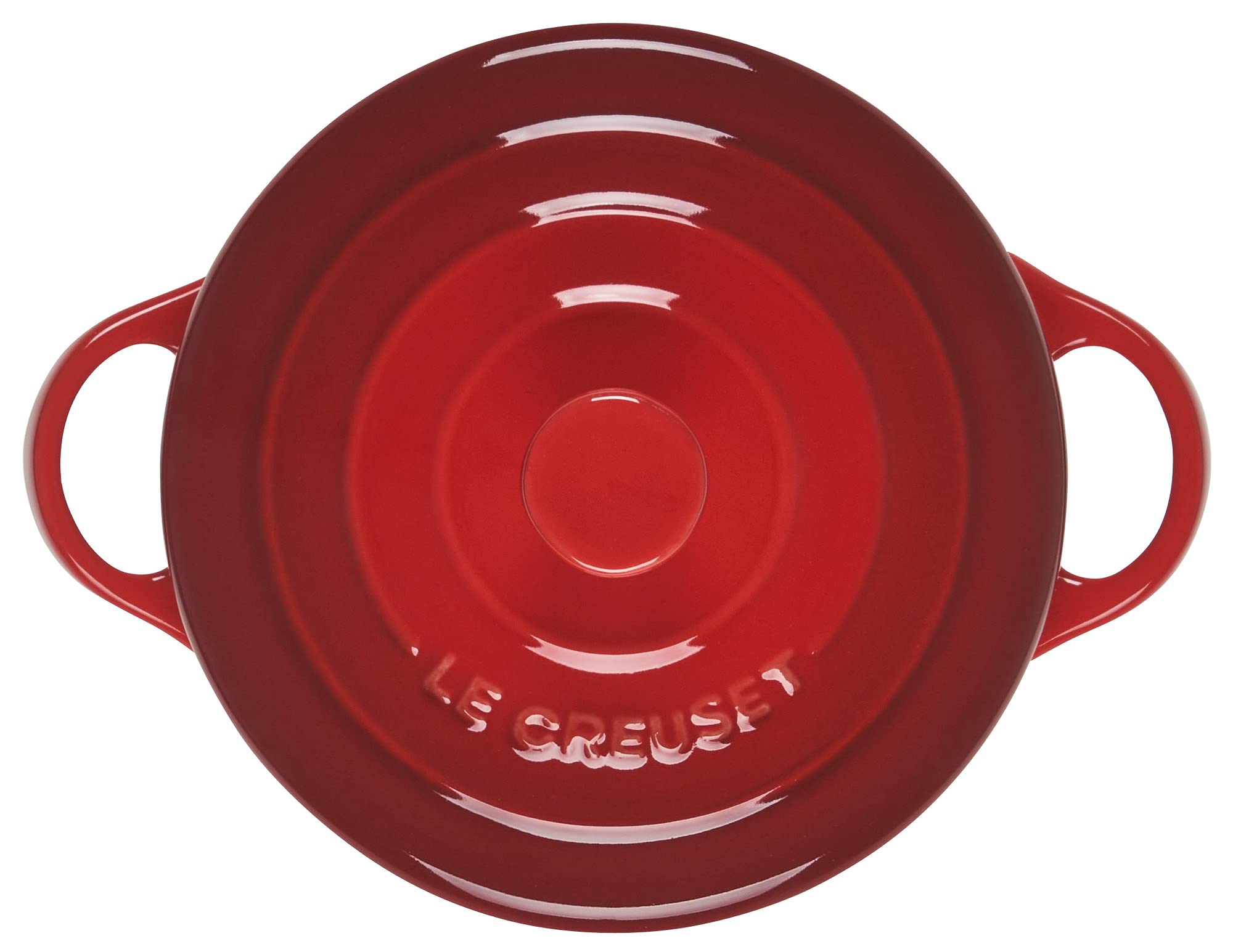 Le Creuset Stoneware Mini Round Cocotte, 14 Oz., Cerise