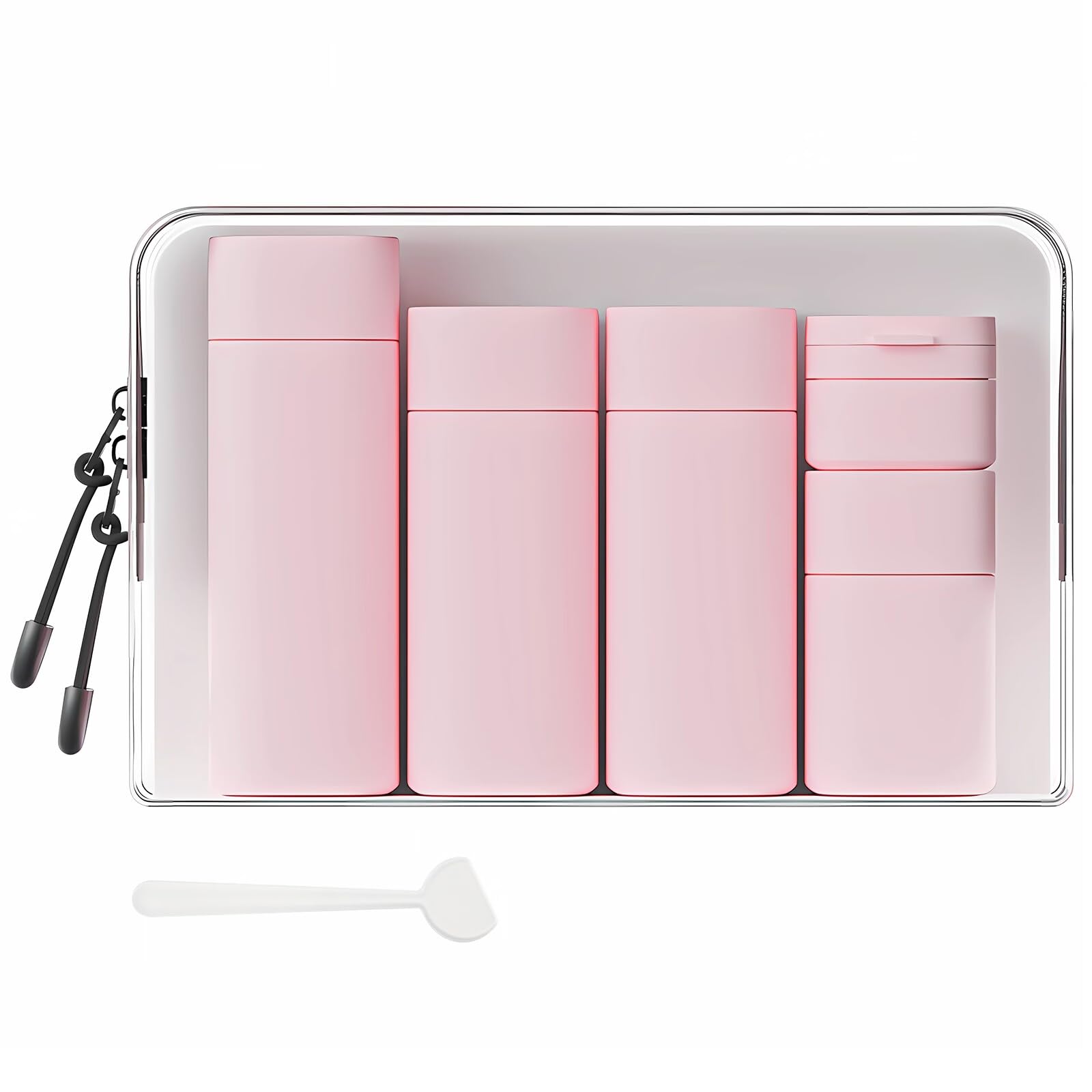 Travel Bottles For Toiletries, 5 Pack Travel Size Containers, Tsa Approved Leak Proof Refillable Portable Travel Toiletry Bottle