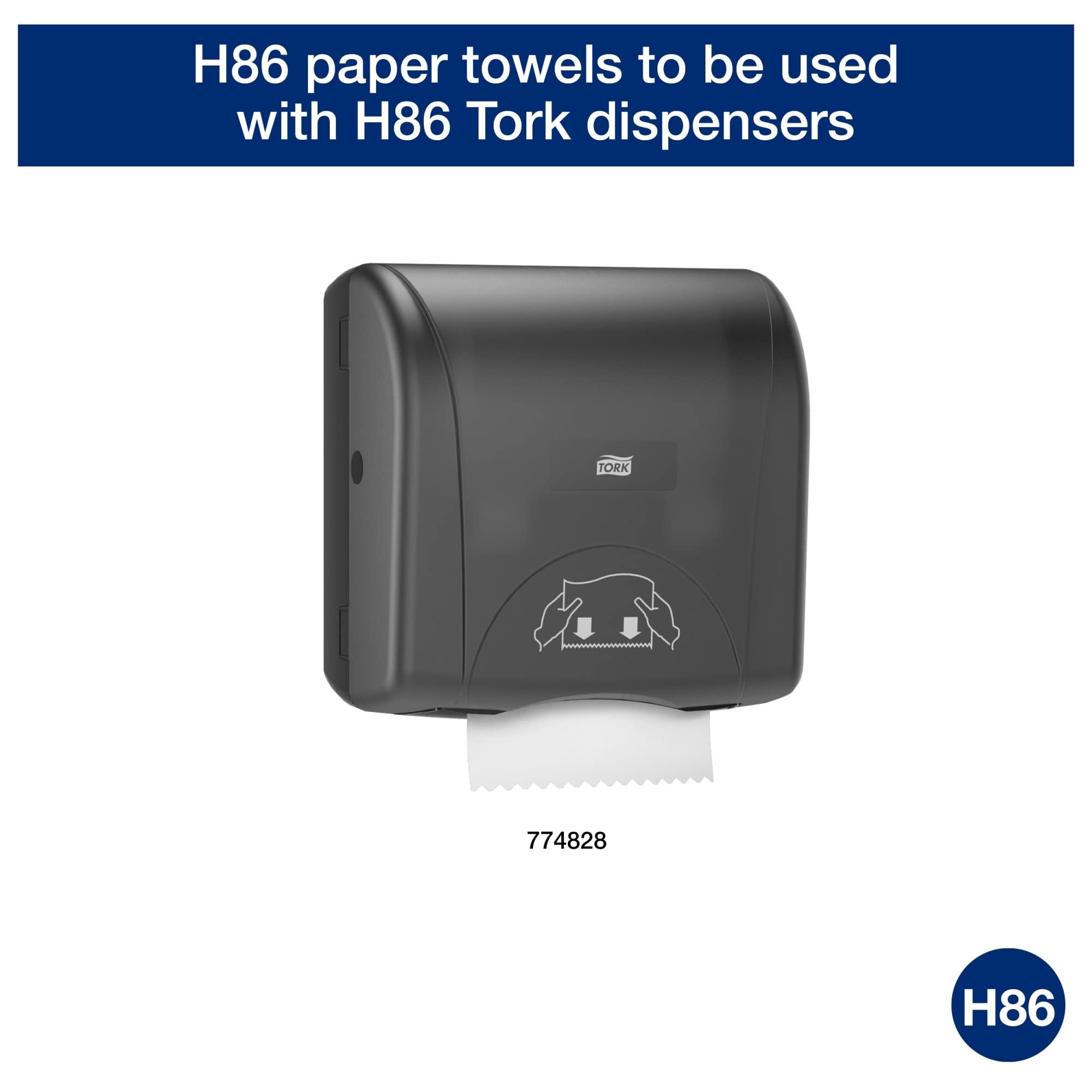 Tork Hand Towel Roll, Natural White, Universal, H86, For Mini Dispensers, 100% Recycled, 1-Ply, 12 Rolls X 425 Ft, 8621400