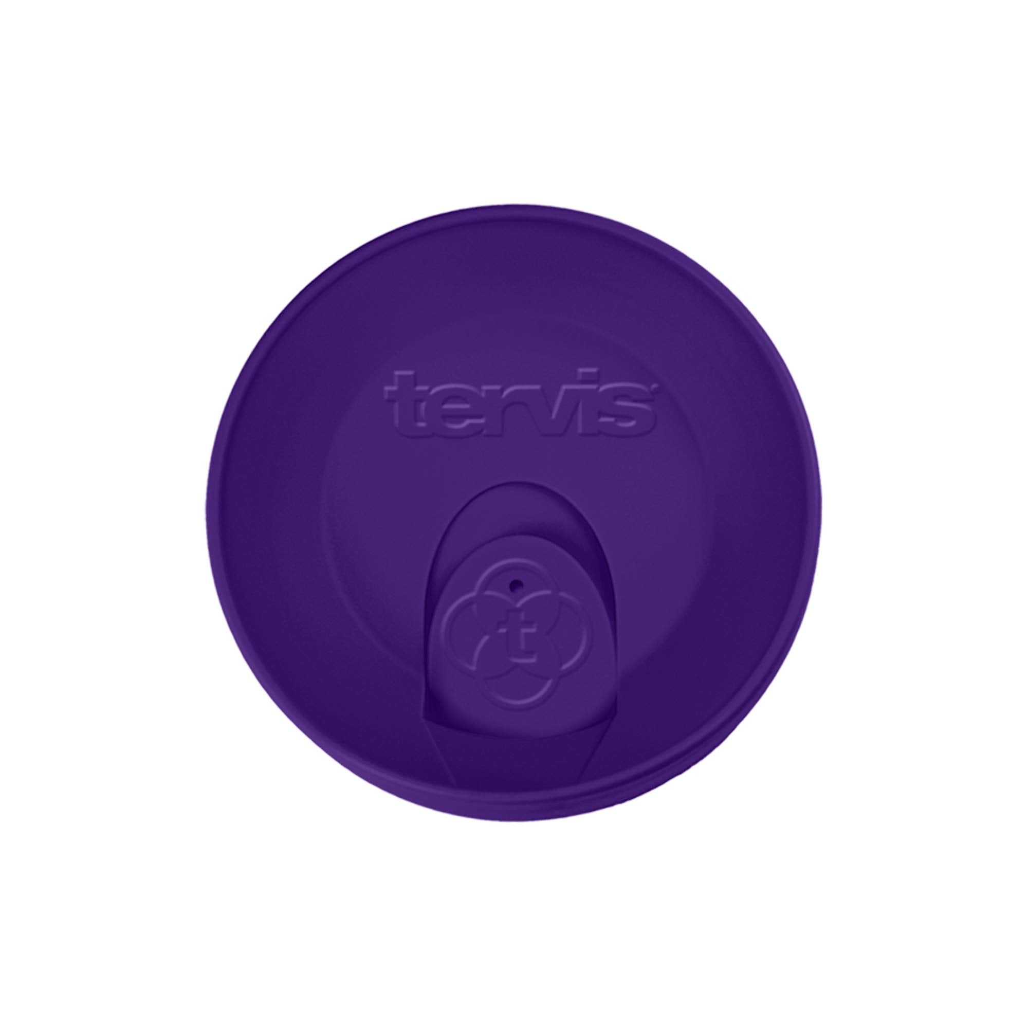 Tervis Travel Lid Made In Usa Double Walled Insulated Tumbler Travel Cup Keeps Drinks Cold & Hot, Fits 16Oz Tumblers, Royal Purp