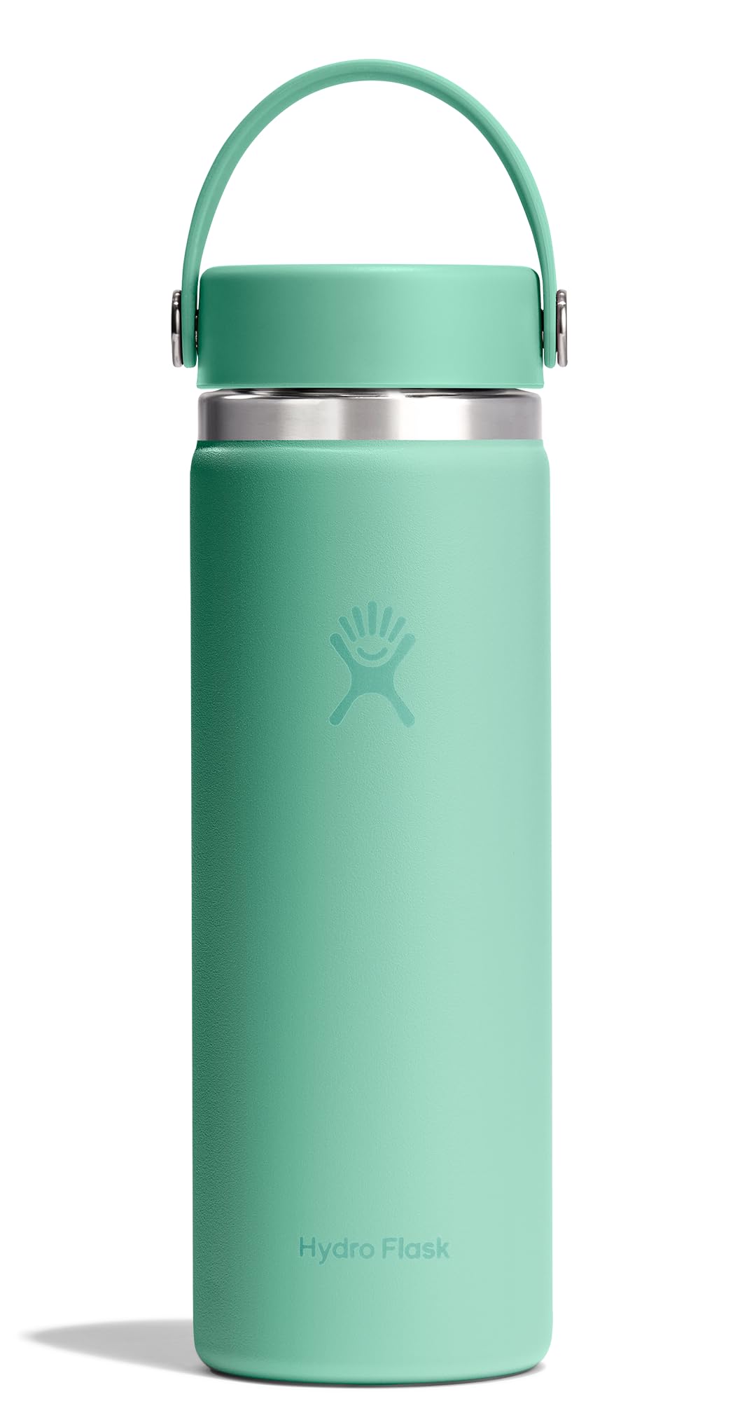 Hydro Flask Water Bottle - Insulated Stainless Steel - Wide Mouth Flex Lid, Non Spill, Leakproof and Refillable in 20 Oz Mermaid
