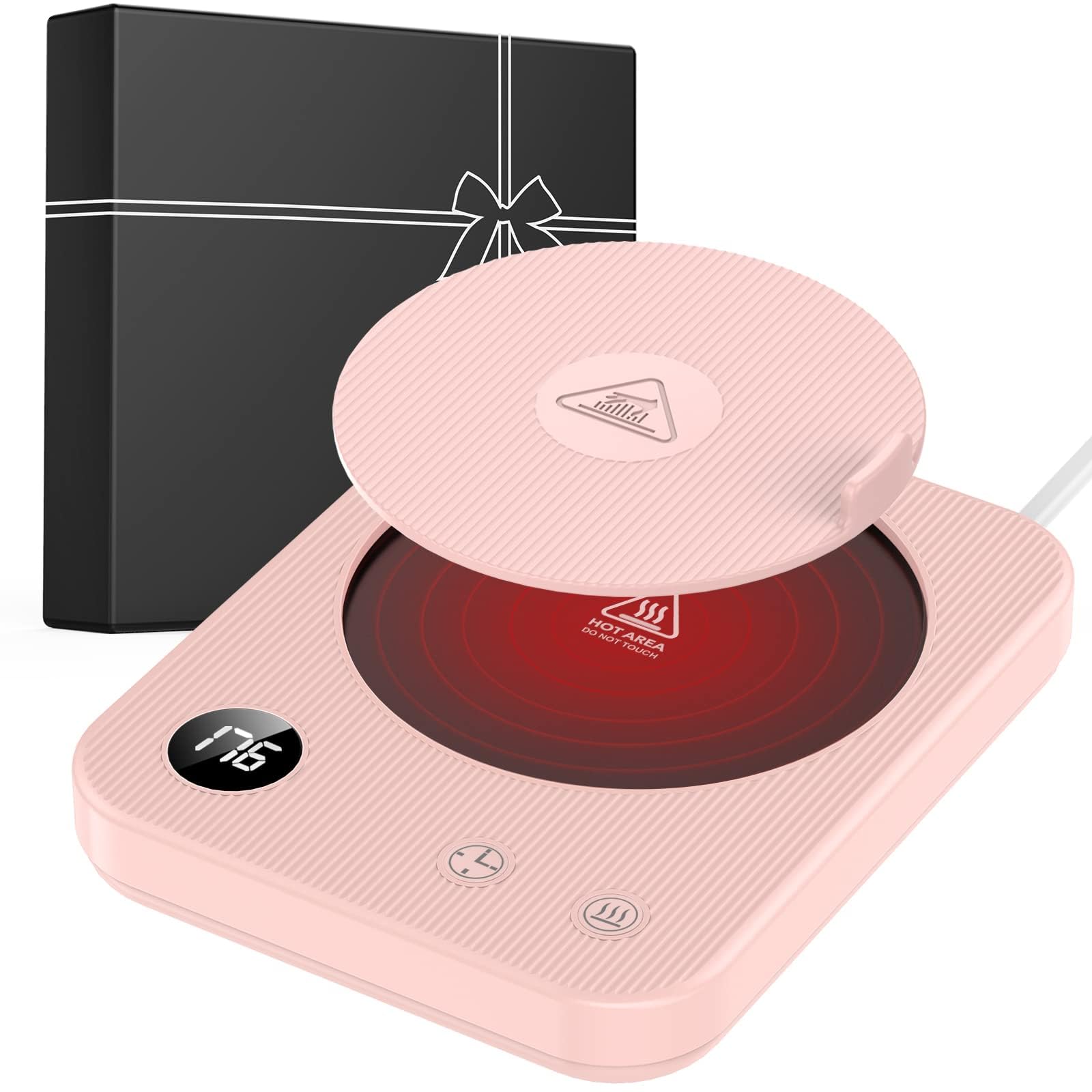 Mug Warmer, Coffee Mug Warmer With 3-Temp Settings, Coffee Warmer With 2-12H Timer, Coffee Cup Warmer With Auto Shut Off, Mug Wa