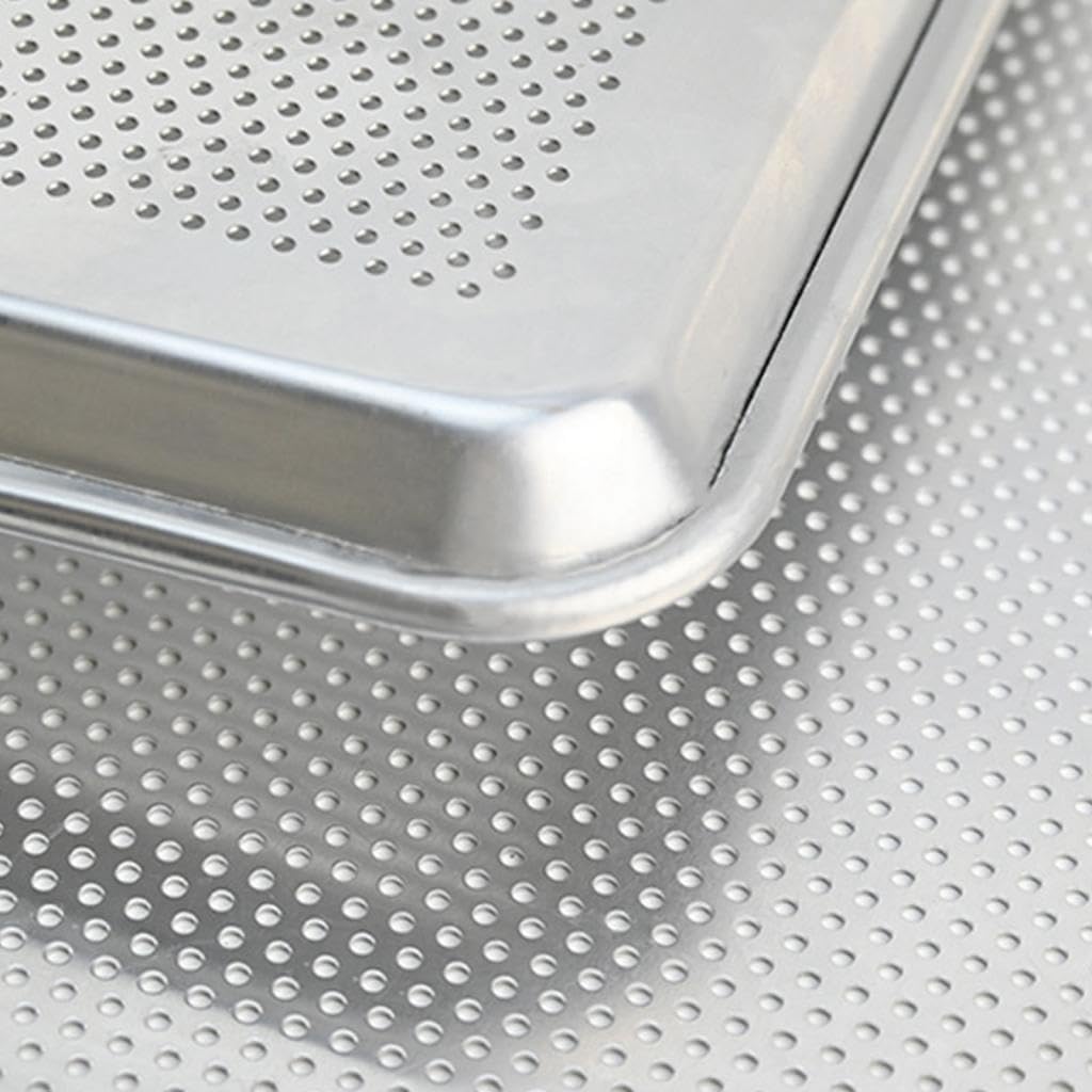The Style Sutra Perforated Sheet Pan Reusable Oven Tray Bakery Sheet Tray for Kitchen Baking 60x40cm