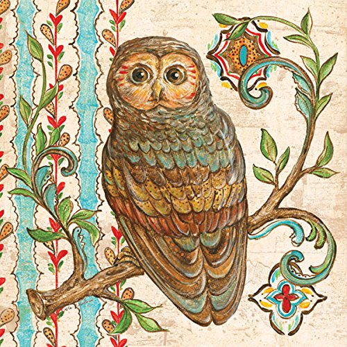 Treetop Owls; Popular, Classic Owl Set; Two 12X12 Poster Prints