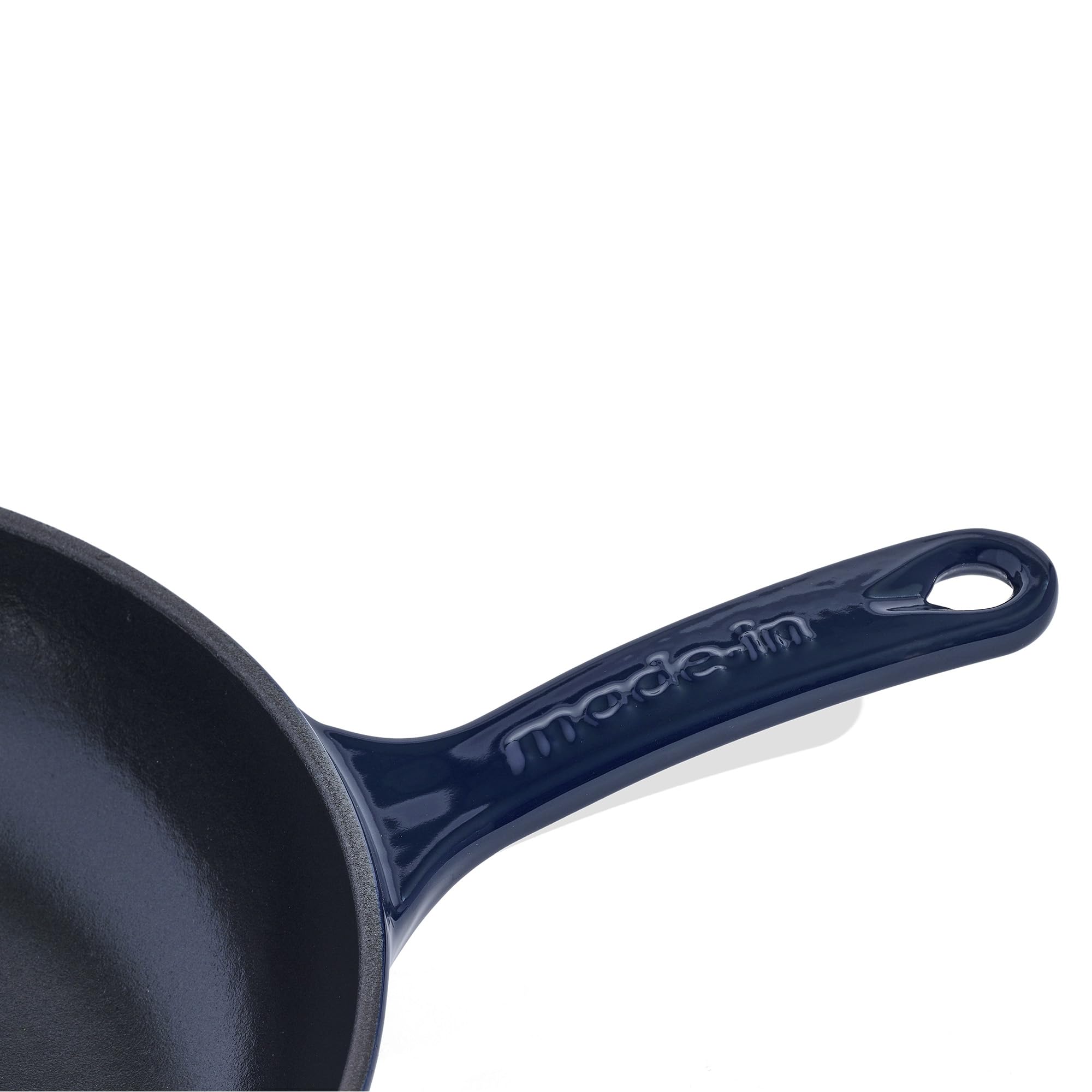 Made In Cookware - Enameled Cast Iron Skillet - Blue - Exceptional Heat Retention & Durability - Professional Cookware - Crafted