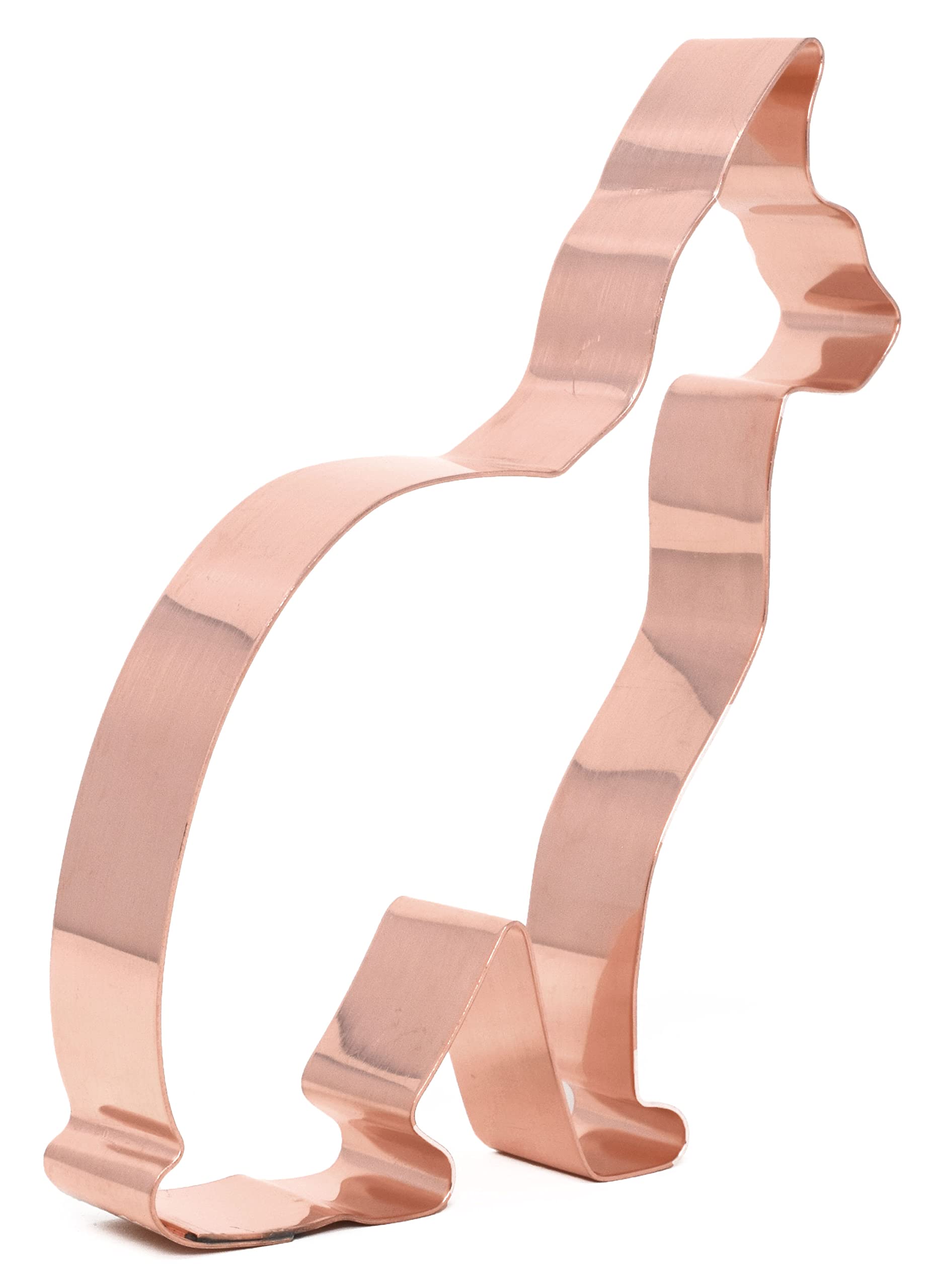 Sitting Sphynx Cat Copper Cookie Cutter