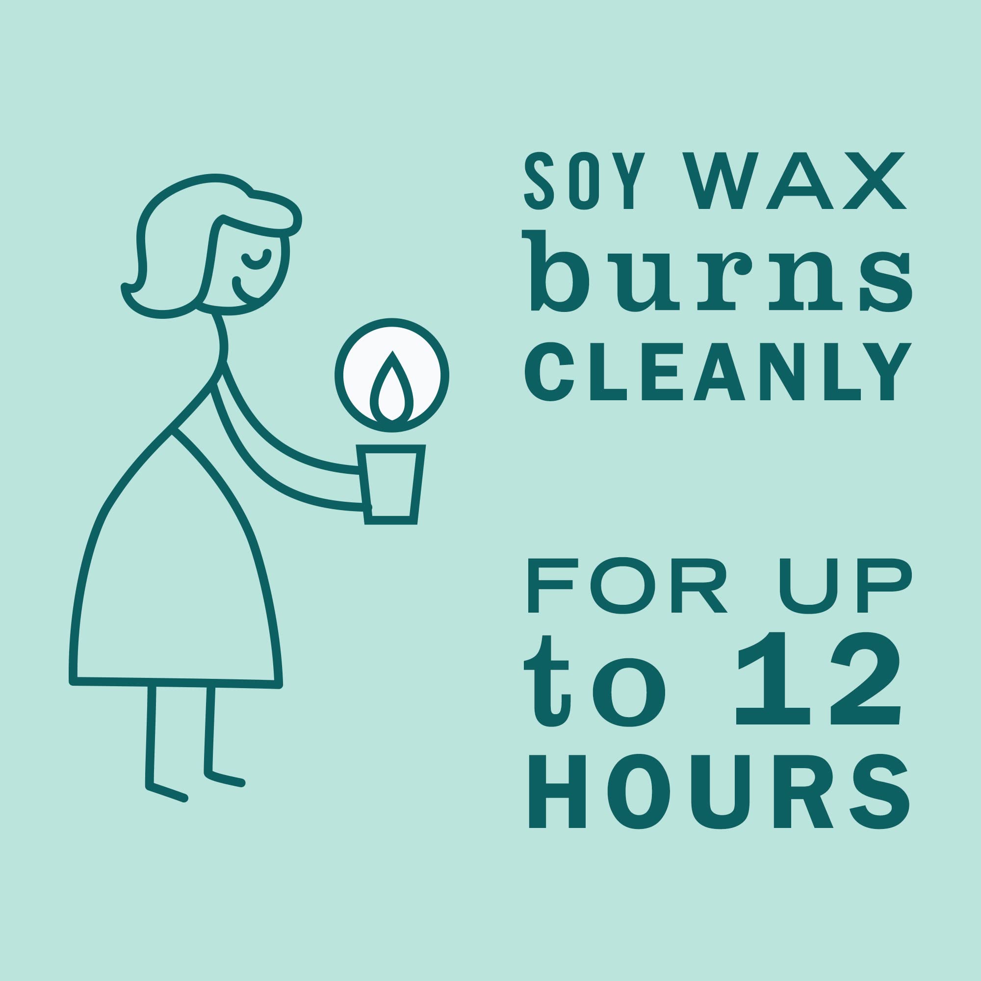 MMCD SOY CANDLE MINT ( 8 X 2.9 OZ   )