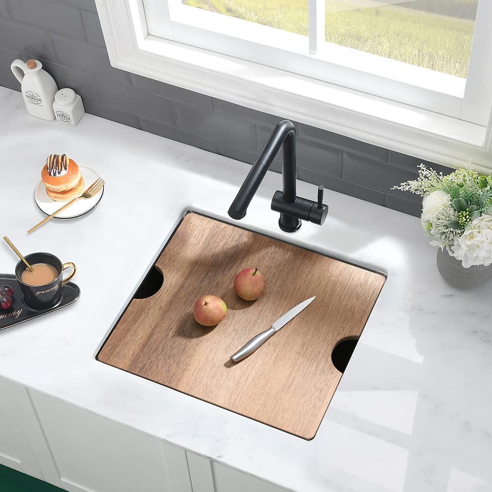 21 Black Bar Sink Undermount Workstation-Vasoyo 21X17 Gunmetal Black Stainless Steel Bar Prep Sink Undermount Kitchen Sink Outdo