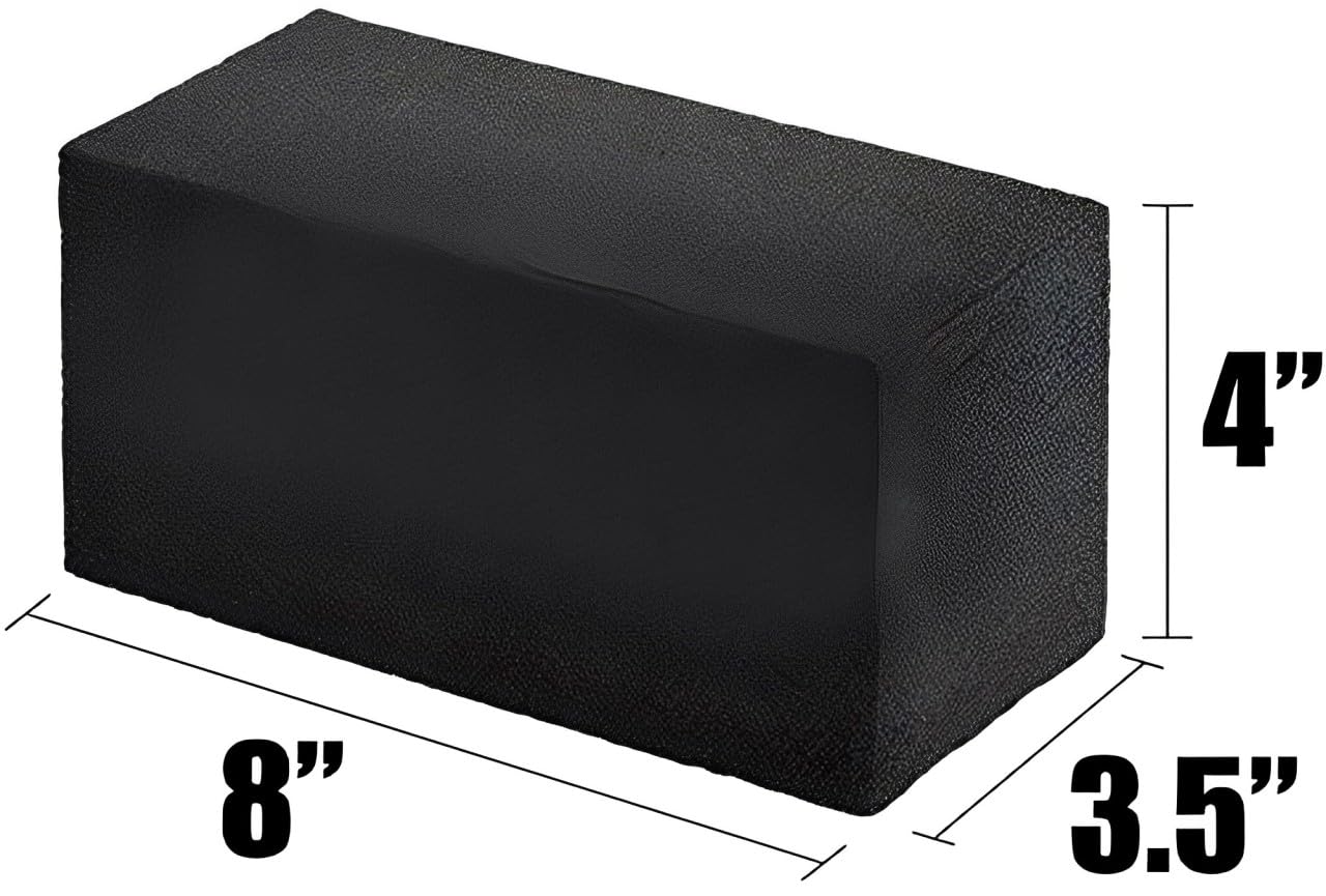 Heavy Duty Grill Cleaning Brick 1 Pack. Commercial Grade Pumice Stone Tool Cleans & Sanitizes Restaurant Flat Top Grills Or Grid