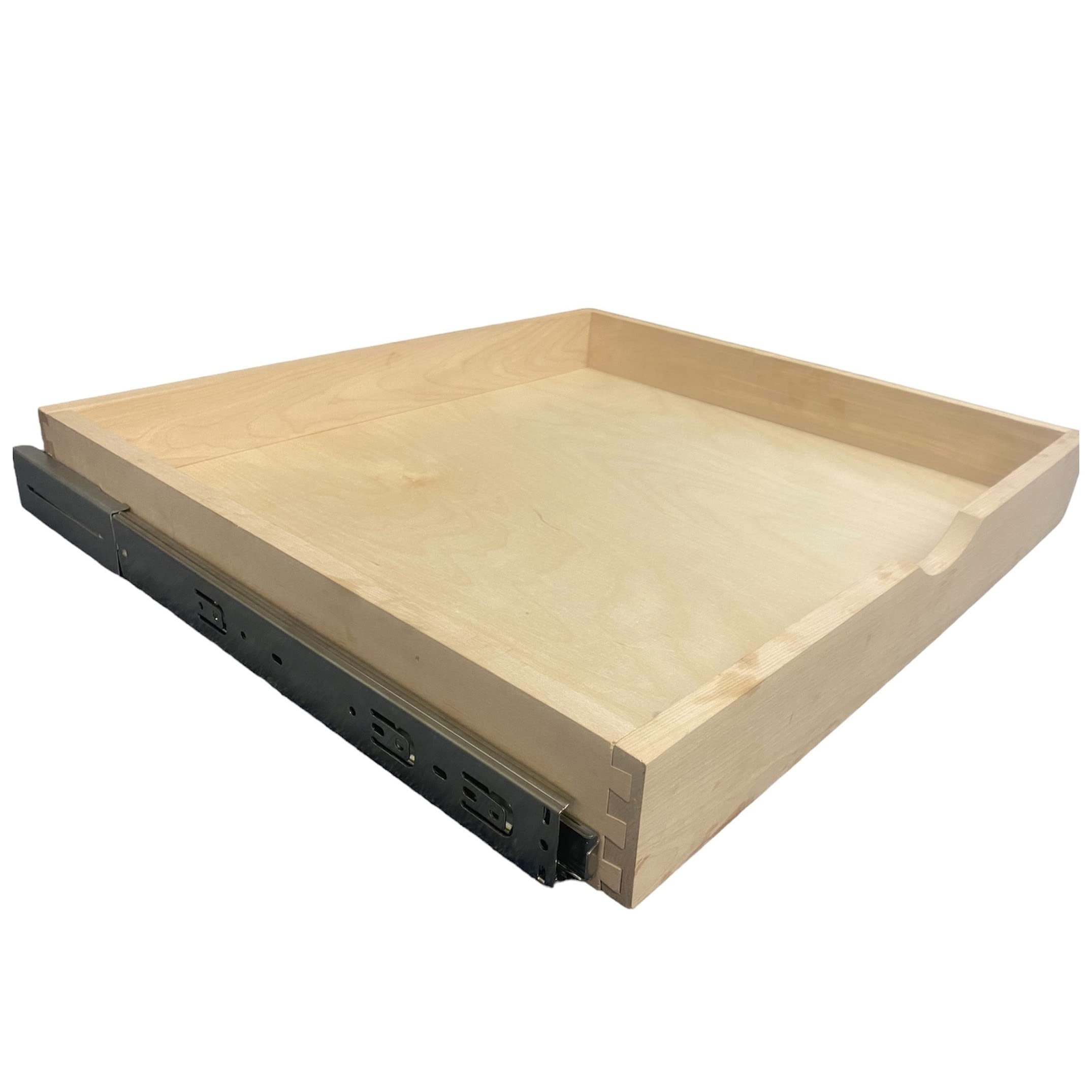 Couver Cabinetrta Soft-Close Diy Slide Out Cabinet Shelf Pull-Out Wood Drawer Storage (W)33 X (D)21