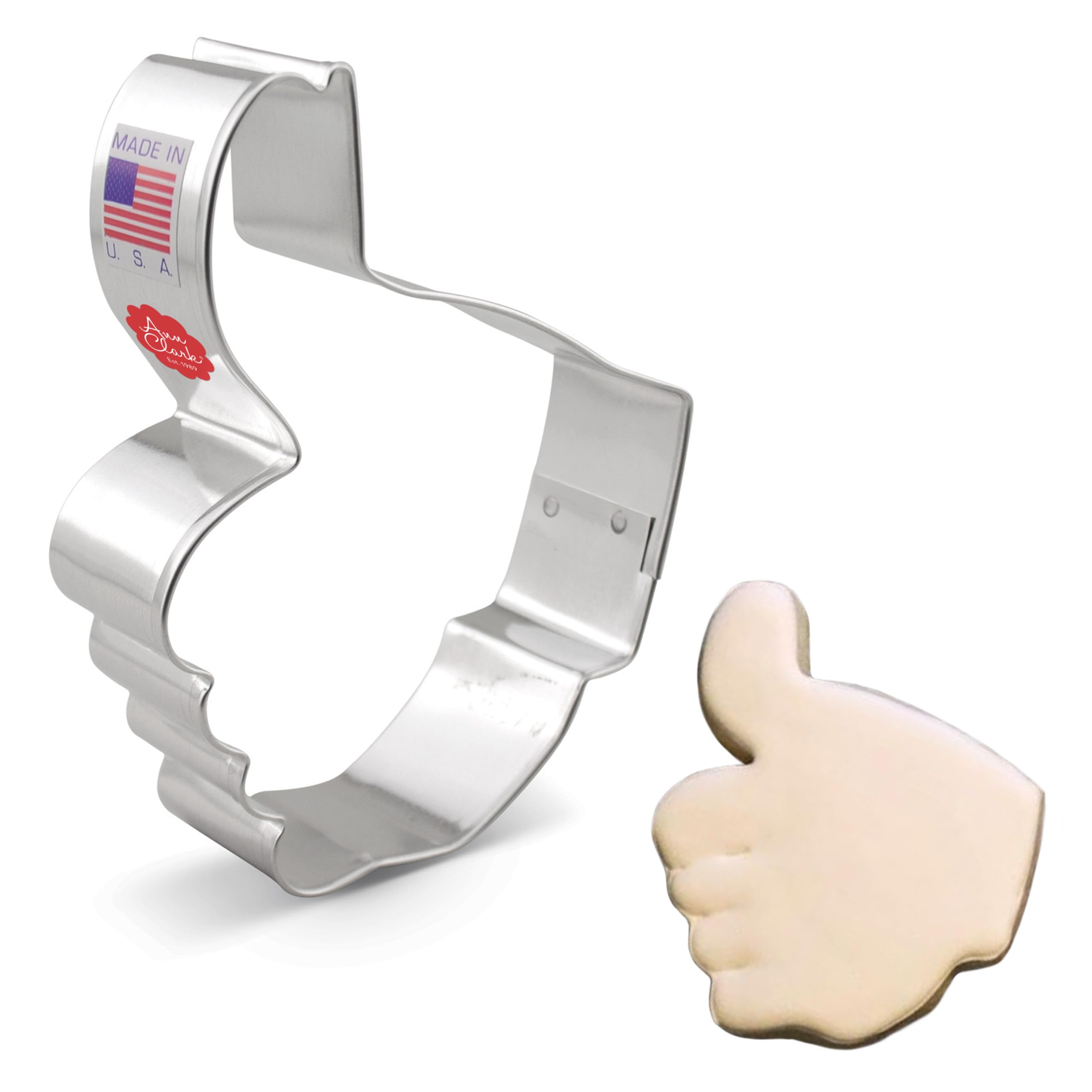Ann Clark Cookie Cutters Thumbs Up Cookie Cutter, 3.75''