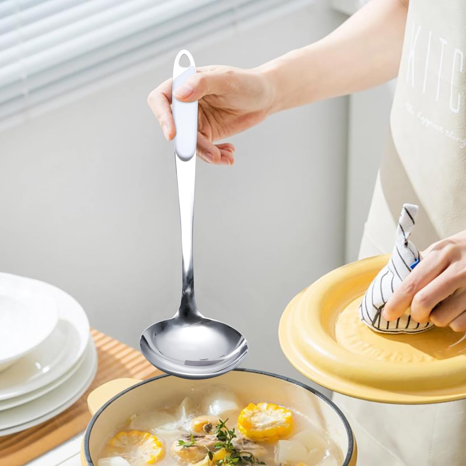 Hommp 8-Piece Stainless Steel Kitchen Cooking Utensils Tool