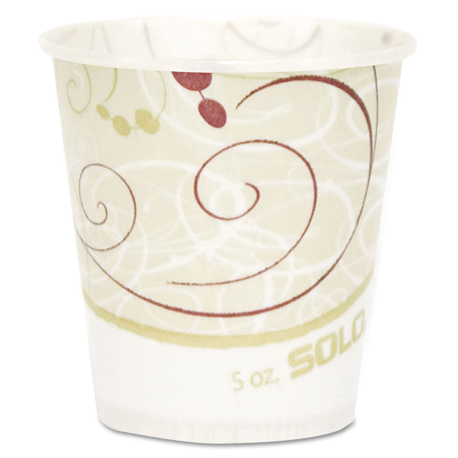 Solo R53Sympk Paper Water Cups, Waxed, 5Oz, 100/Pack