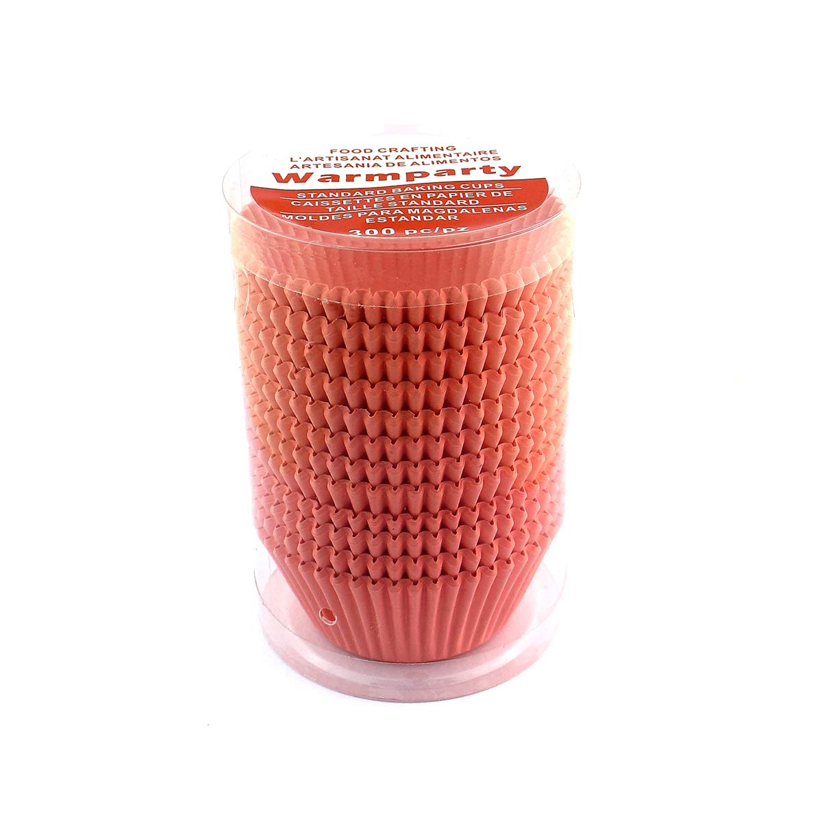 Warmparty Pink Baking Cups Cupcake Liners Wrappers Paper Muffin Standard Sized 300 Count