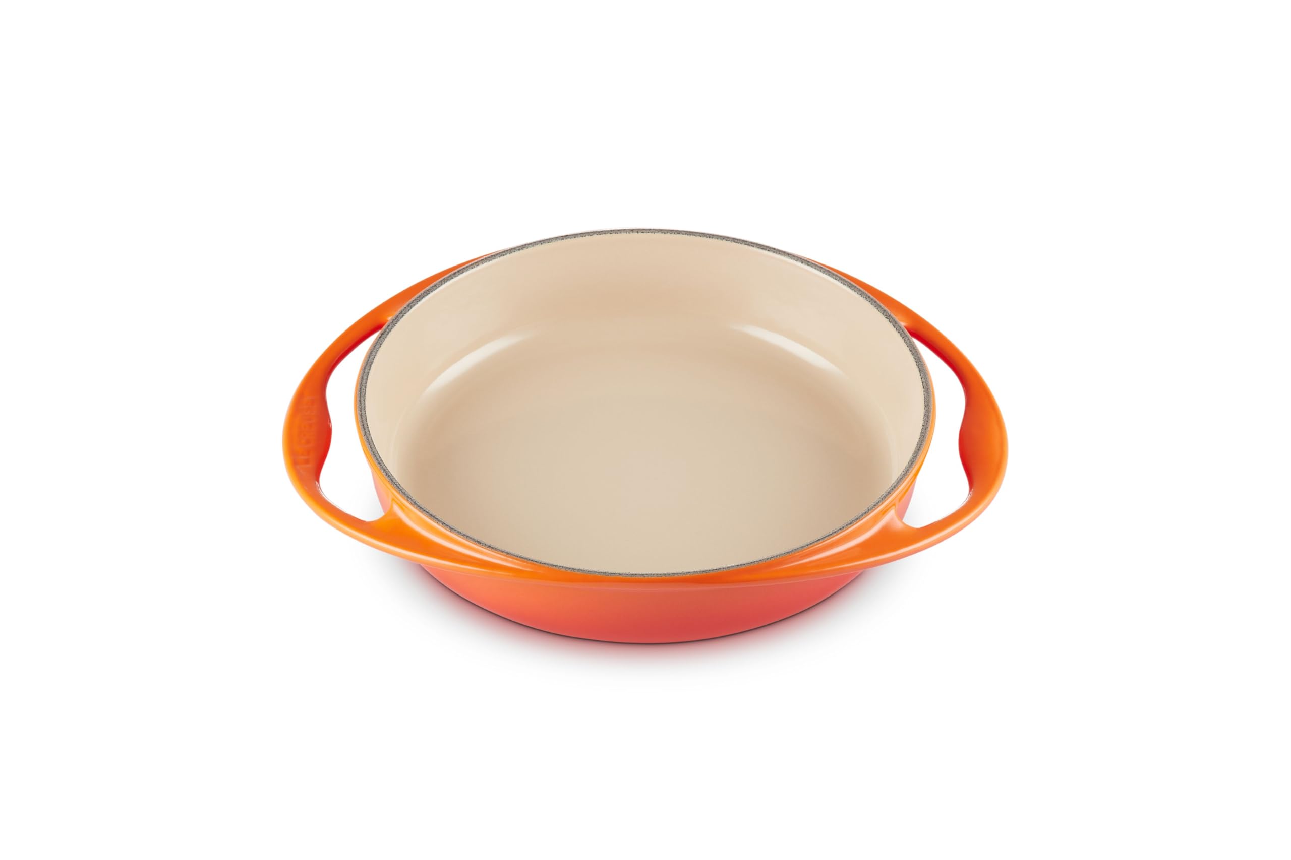 Le Creuset Enameled Cast Iron Round Tarte Tatin Dish, 2 qt., Flame