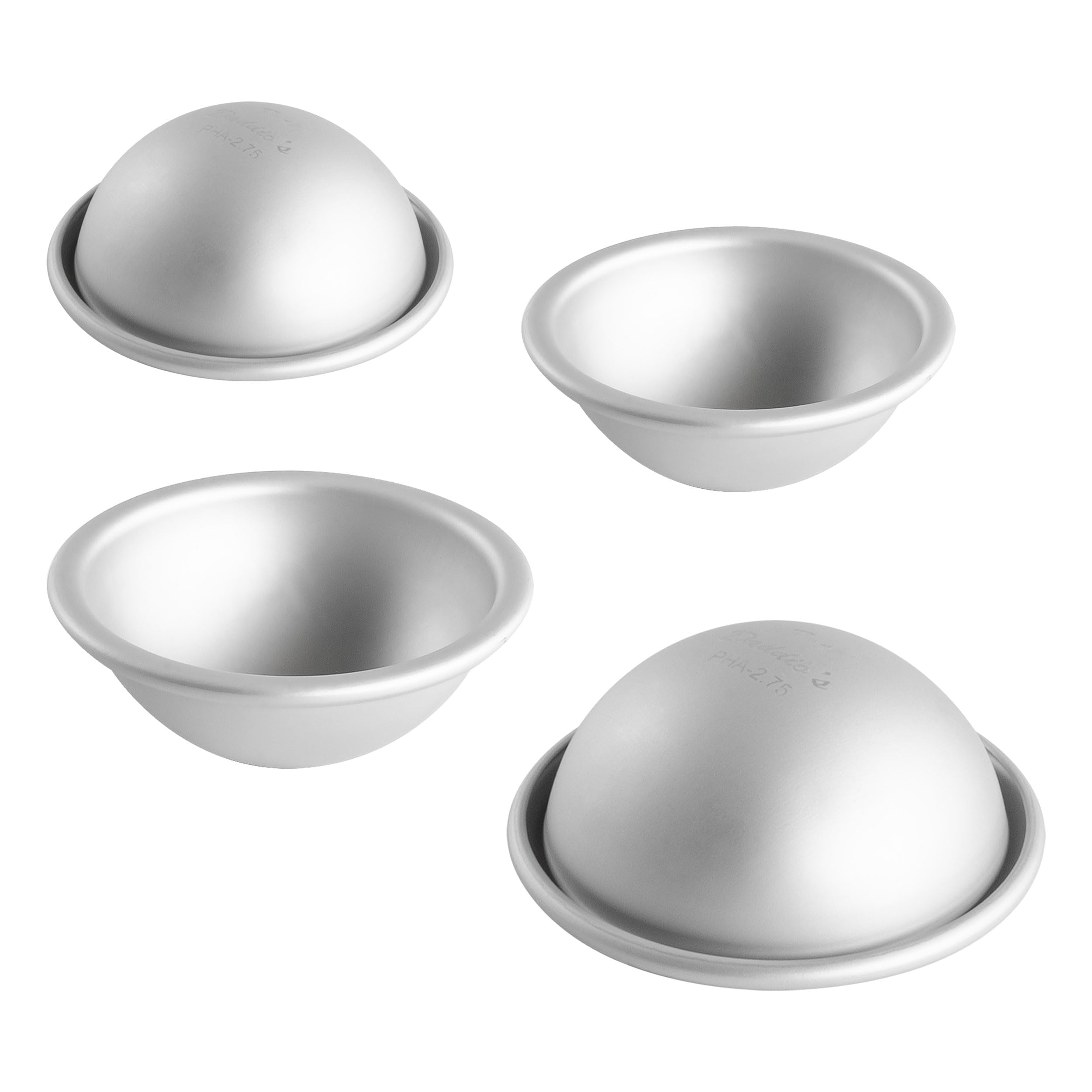 Fat Daddios Pha-275Pk Anodized Aluminum Hemisphere Pan, 275 X 14 Inch, Set Of 4