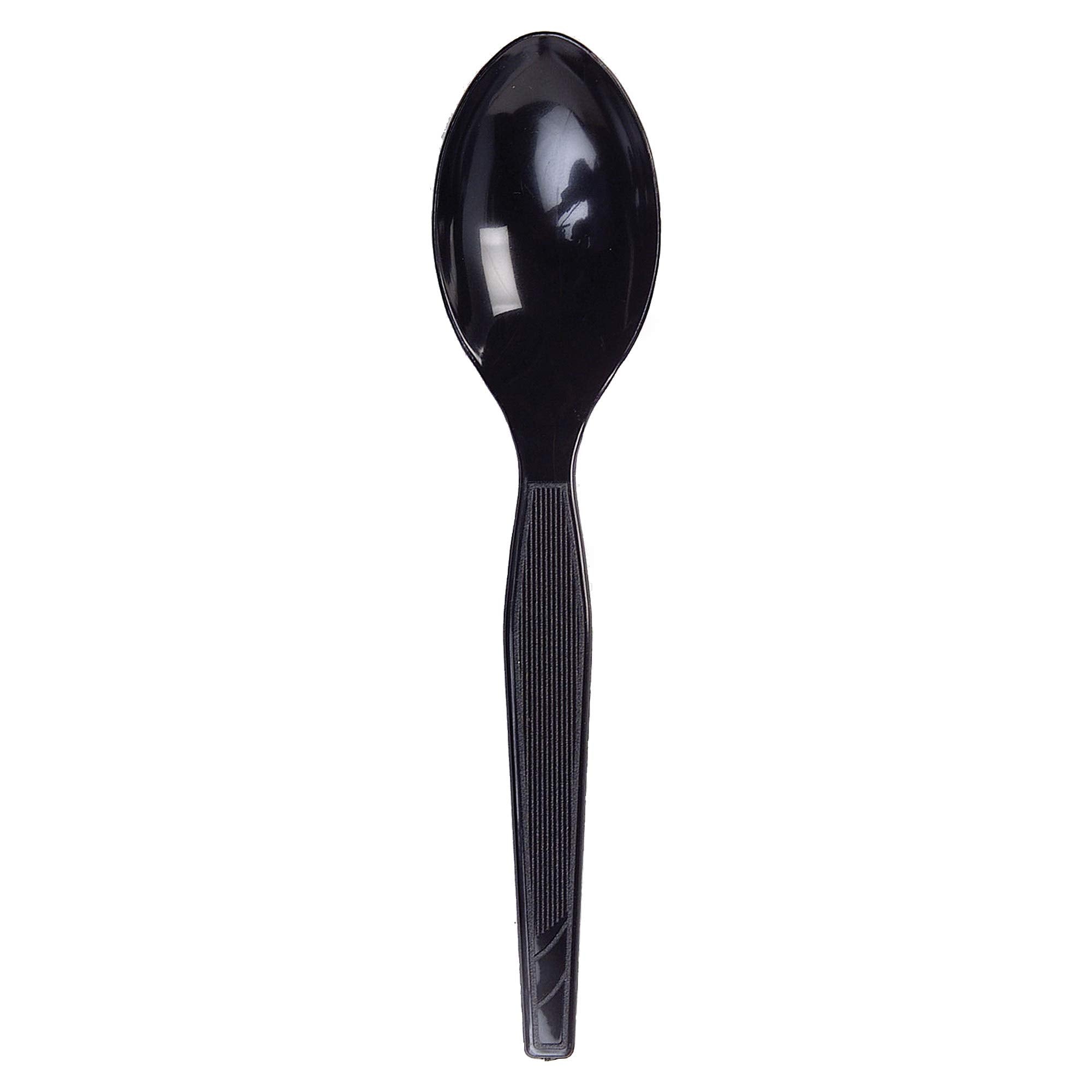 Dixie 5.613'' Medium-Weight Polystyrene Plastic Teaspoon By Gp Pro (Georgia-Pacific); Black; Tm507Ct; 1;000 Count (100 Spoons Pe