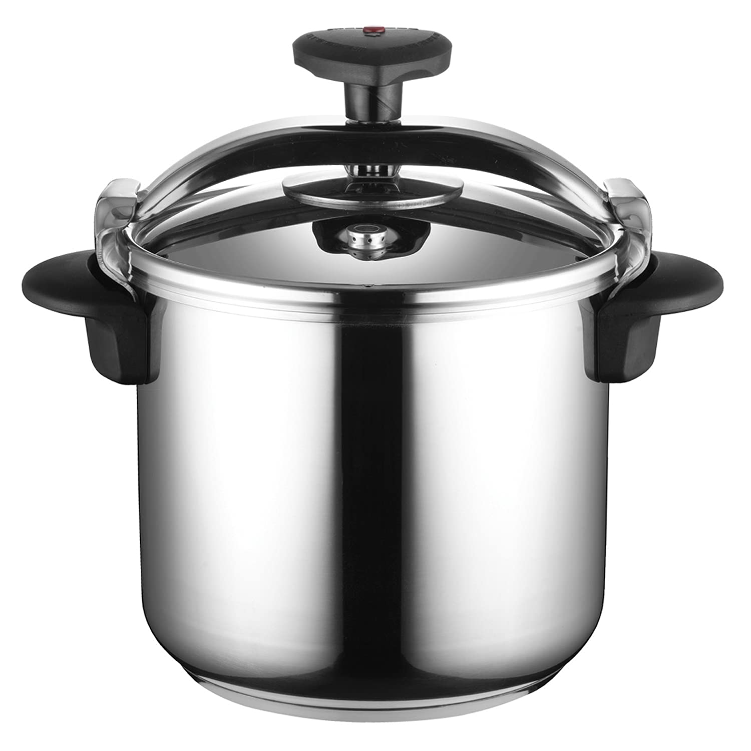 MAgEFESA Star Quick Easy To Use Pressure cooker, 1810 Stainless Steel, Suitable for induction Thermodiffusion bottom, 3 Security