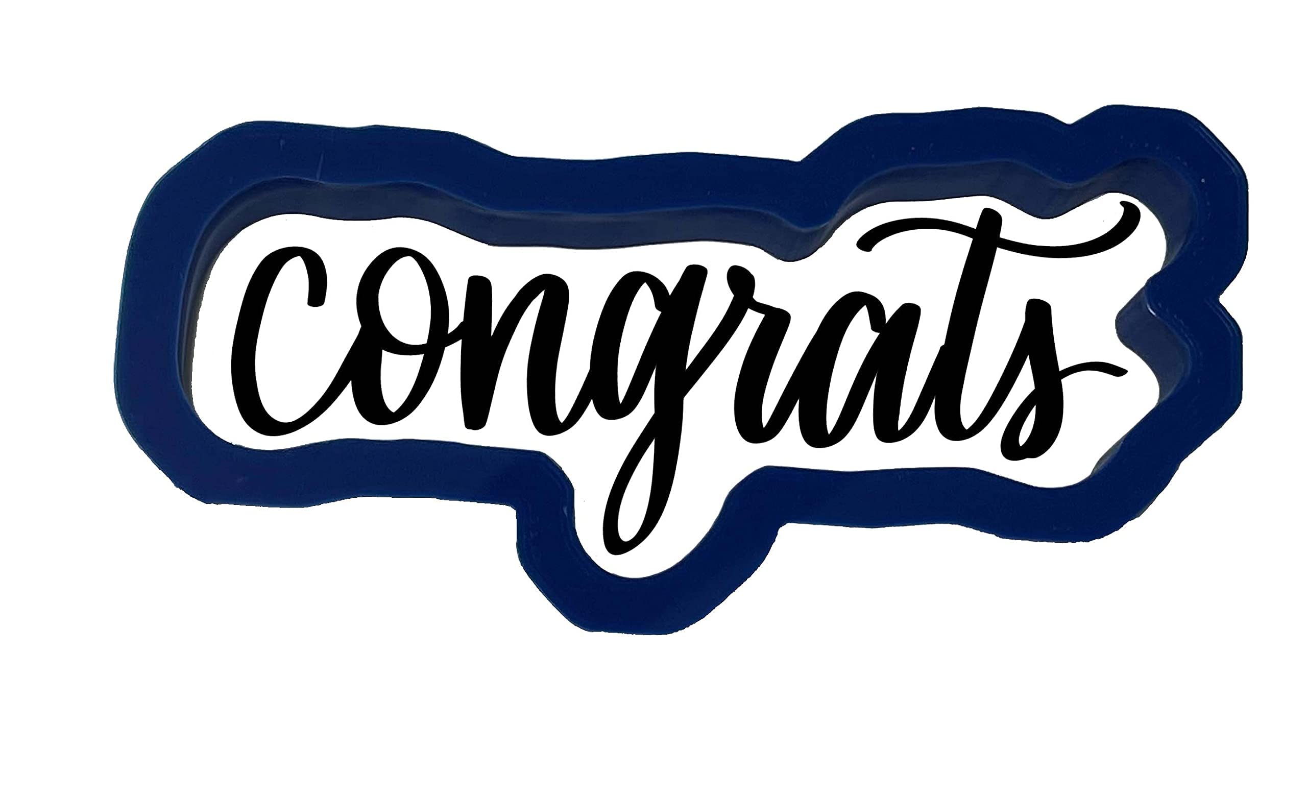 Congrats Word Outline Cookie Cutter (5 Inch)